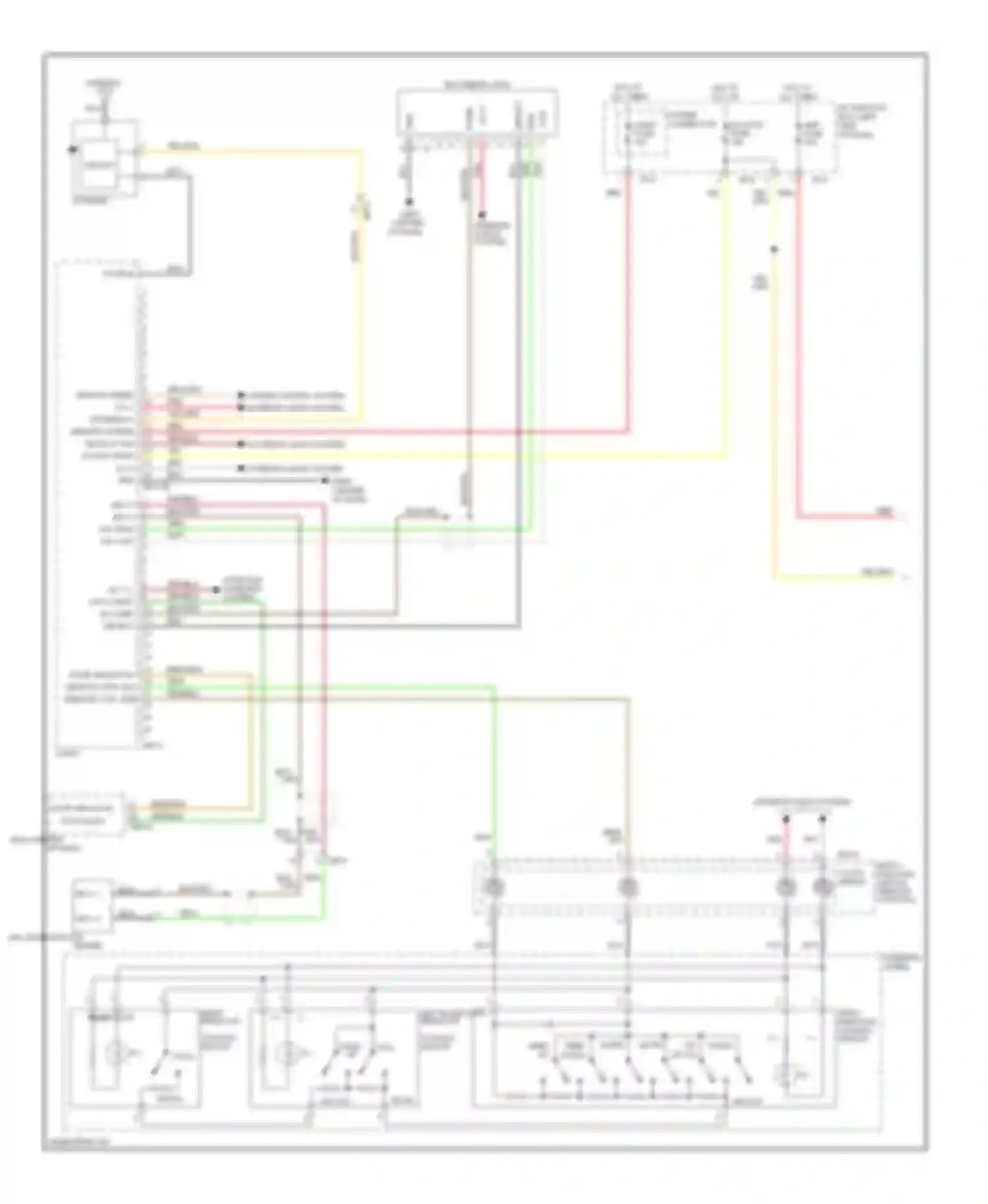 Forte Kia I (2008-2013): Radio circuit, with navigation with cruise (1 of 2)