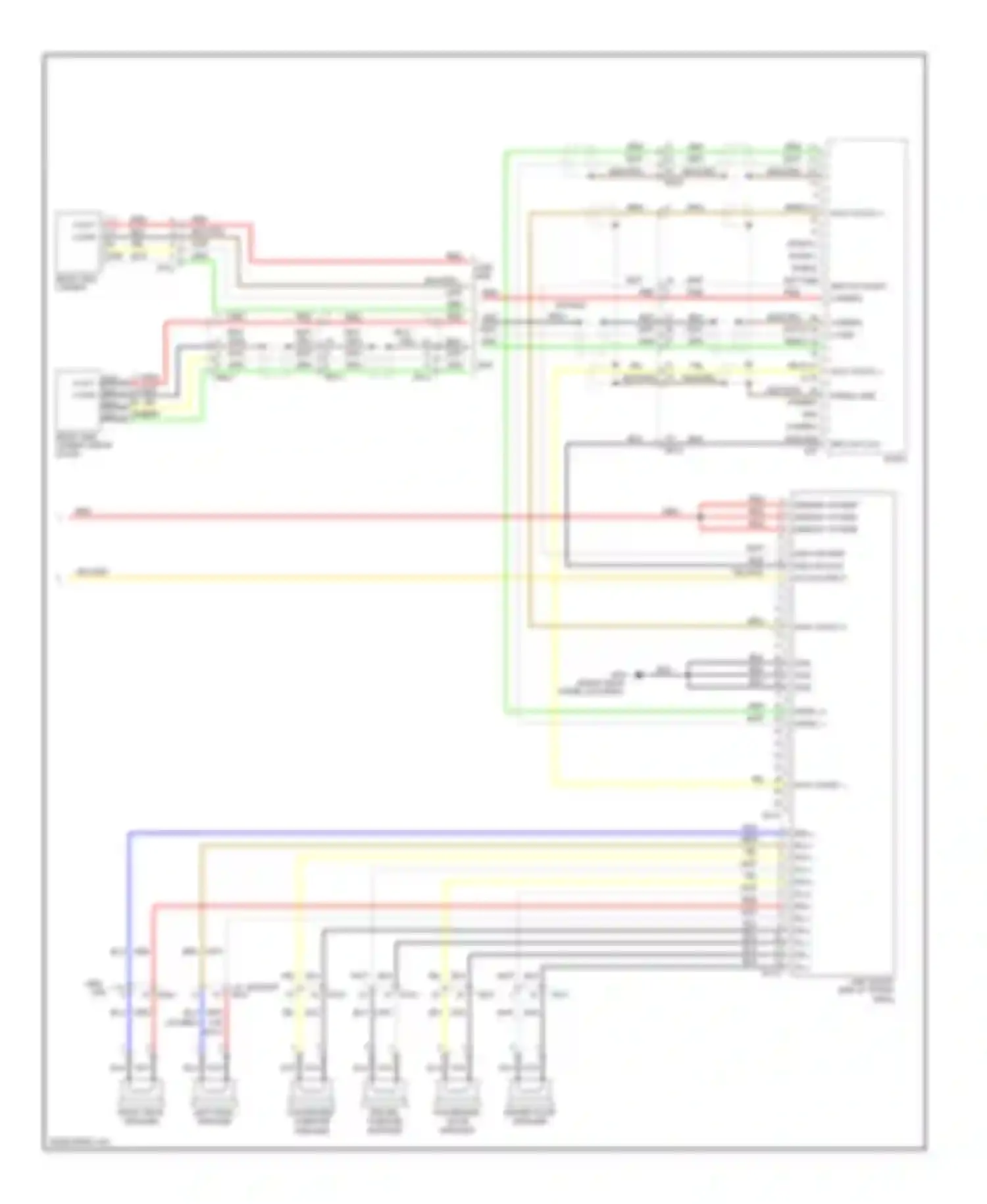 Forte Kia I (2008-2013): Radio circuit, with navigation with cruise (2 of 2)
