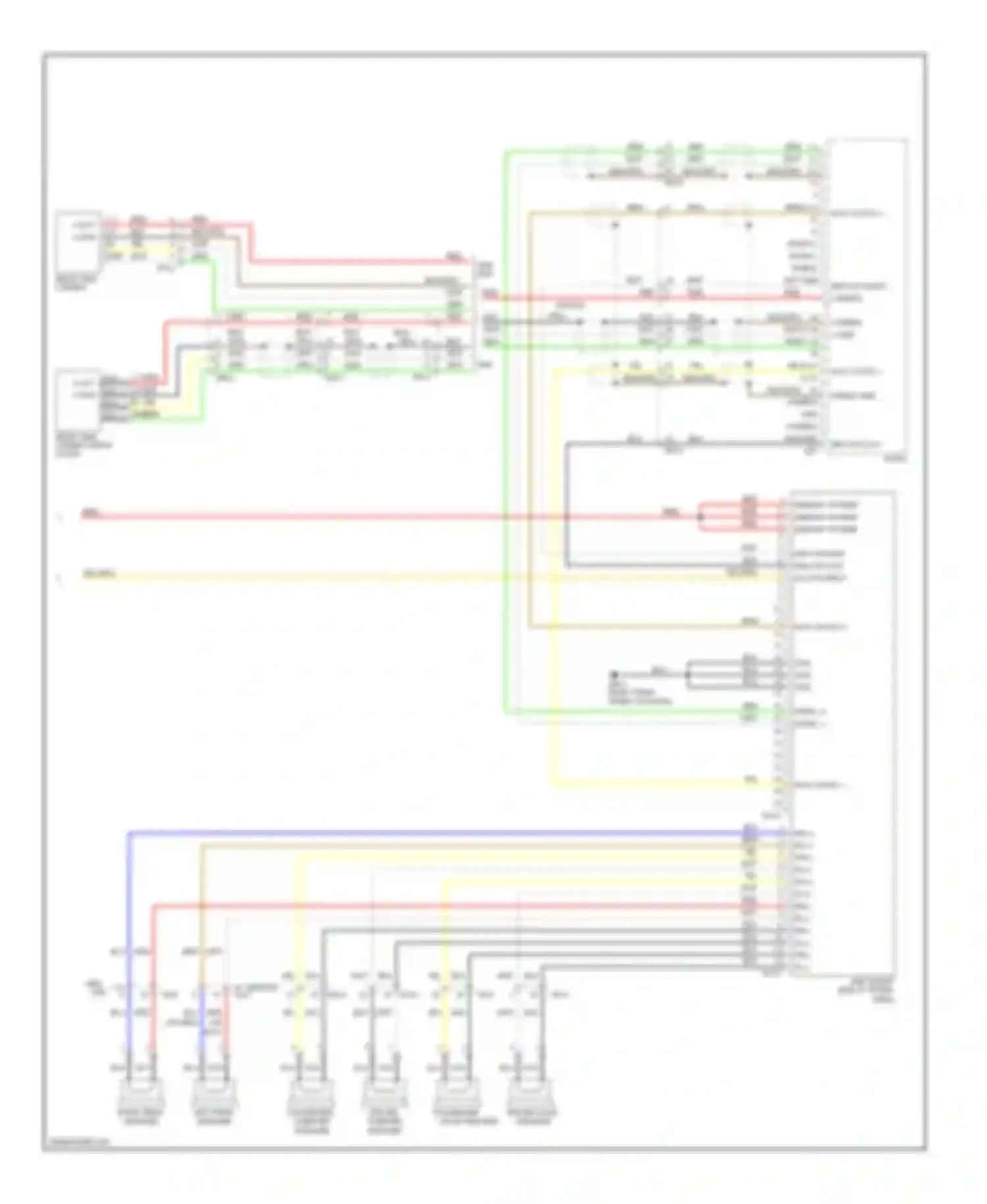Forte Kia I (2008-2013): Radio circuit, with navigation without cruise (2 of 2)