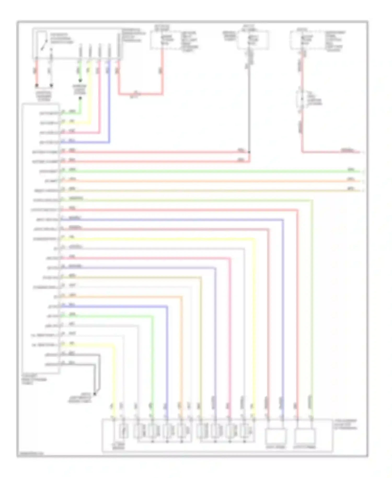 Forte Kia I (2008-2013): Transmission circuit (1 of 2)