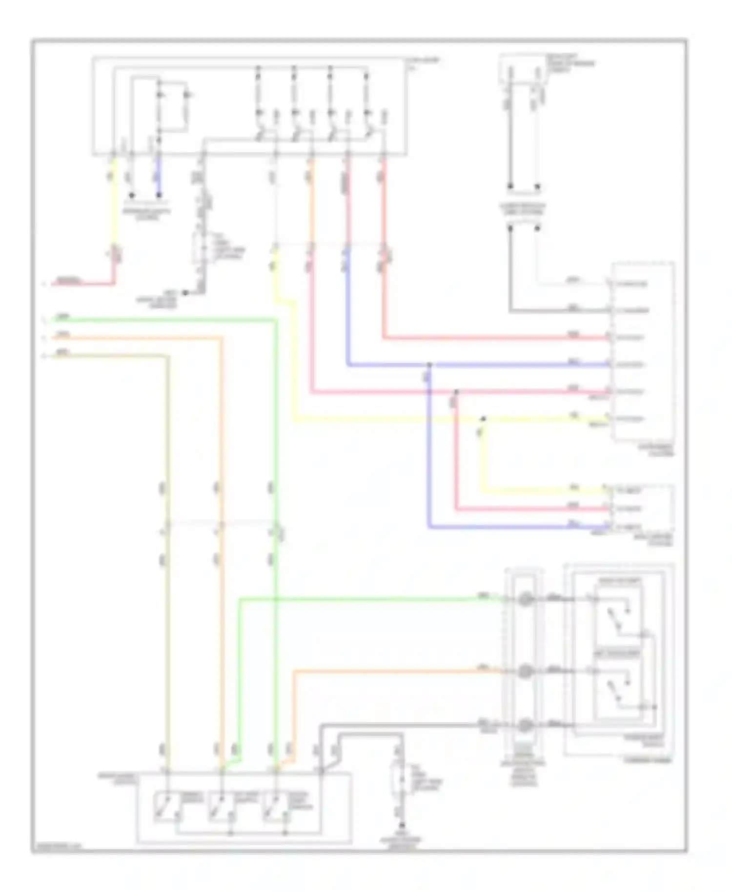 Forte Kia I (2008-2013): Transmission circuit (2 of 2)