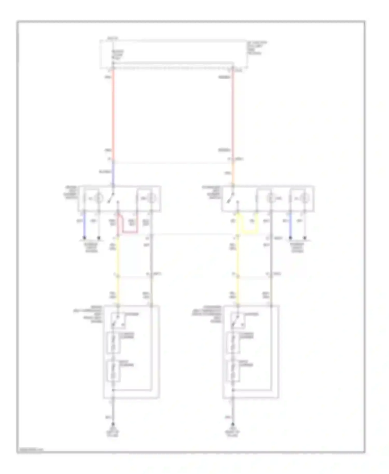 Wiring diagram back warmer for Kia Forte I (2008-2013) (1 of 1)