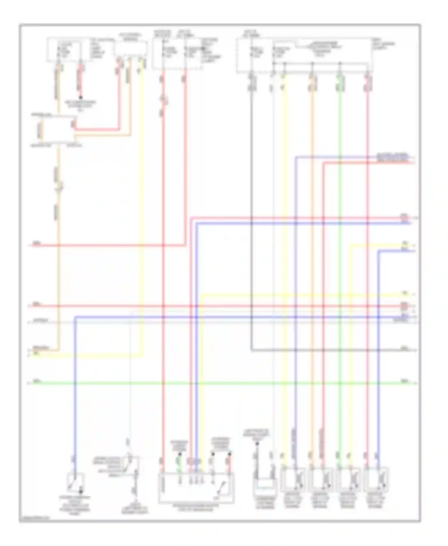 Wiring diagram e/r fuse, relay box for Kia Forte I (2008-2013) (4 of 5)