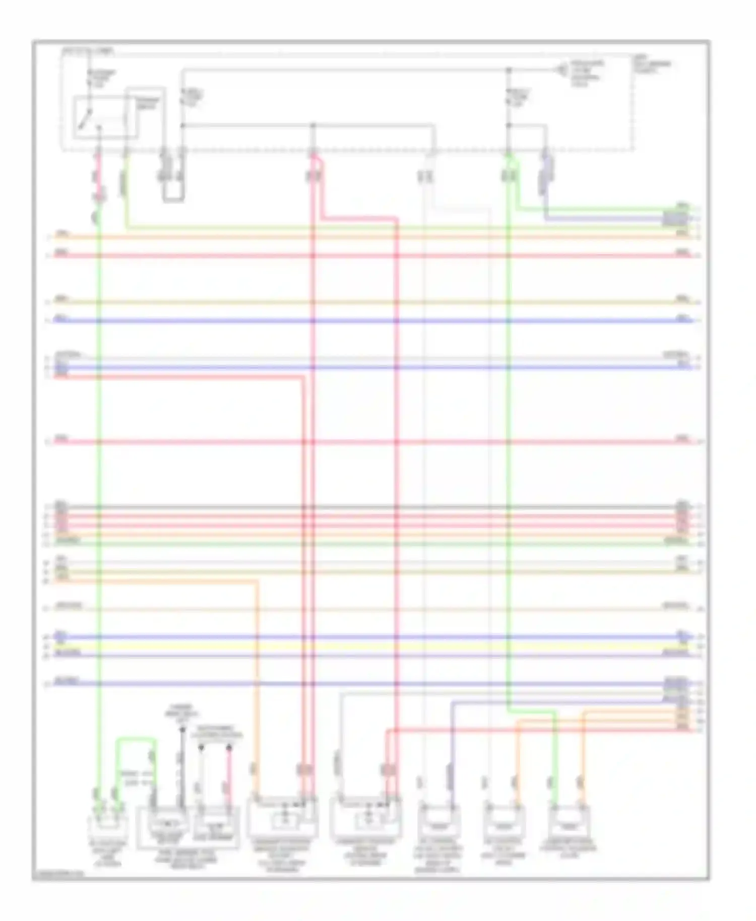 Wiring diagram f/pump fuse for Kia Forte I (2008-2013) (1 of 2)