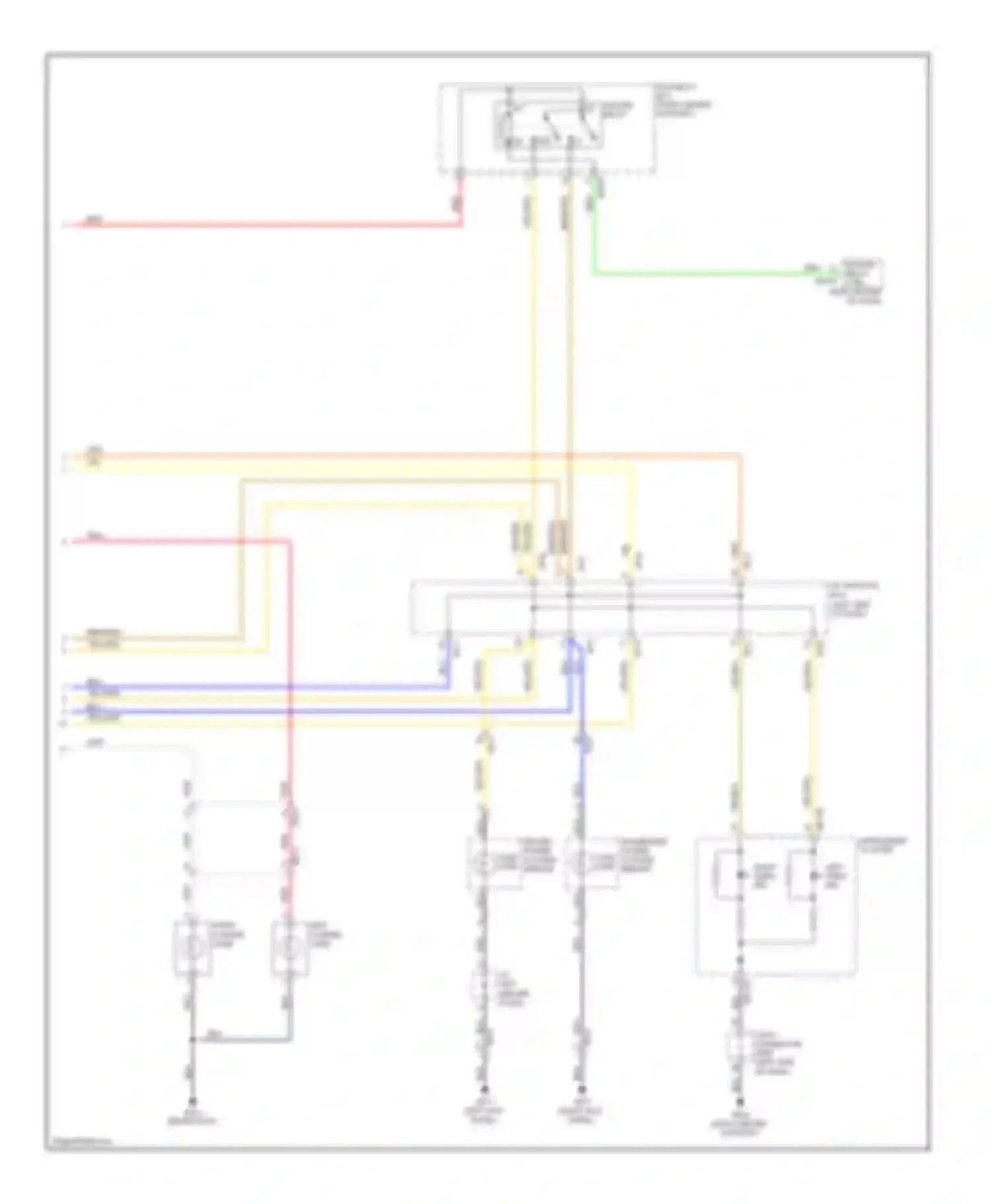 Wiring diagram hazard relay ctrl for Kia Forte I (2008-2013) (2 of 2)