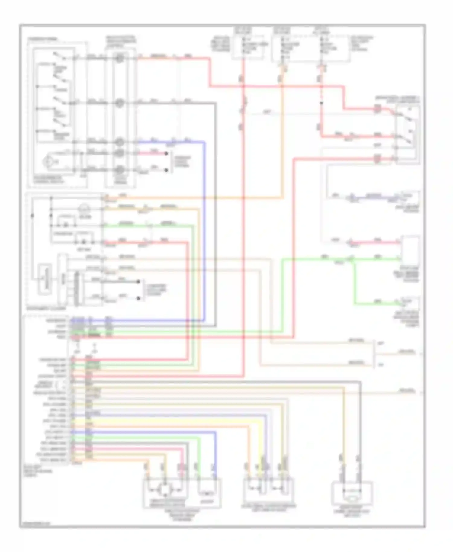 Wiring diagram instrument cluster for Kia Forte I (2008-2013) (12 of 32)