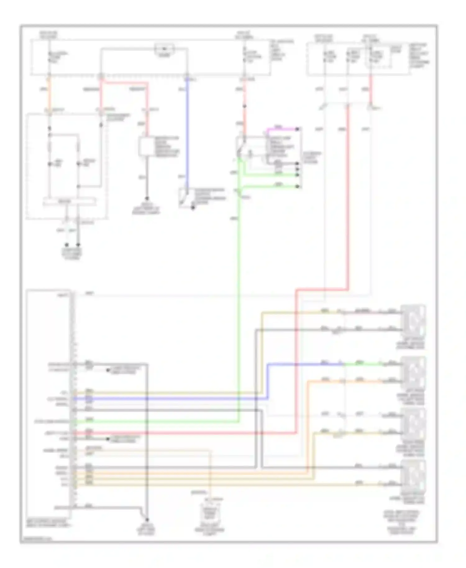 Wiring diagram signal signal vcc vcc for Kia Forte I (2008-2013) (2 of 2)
