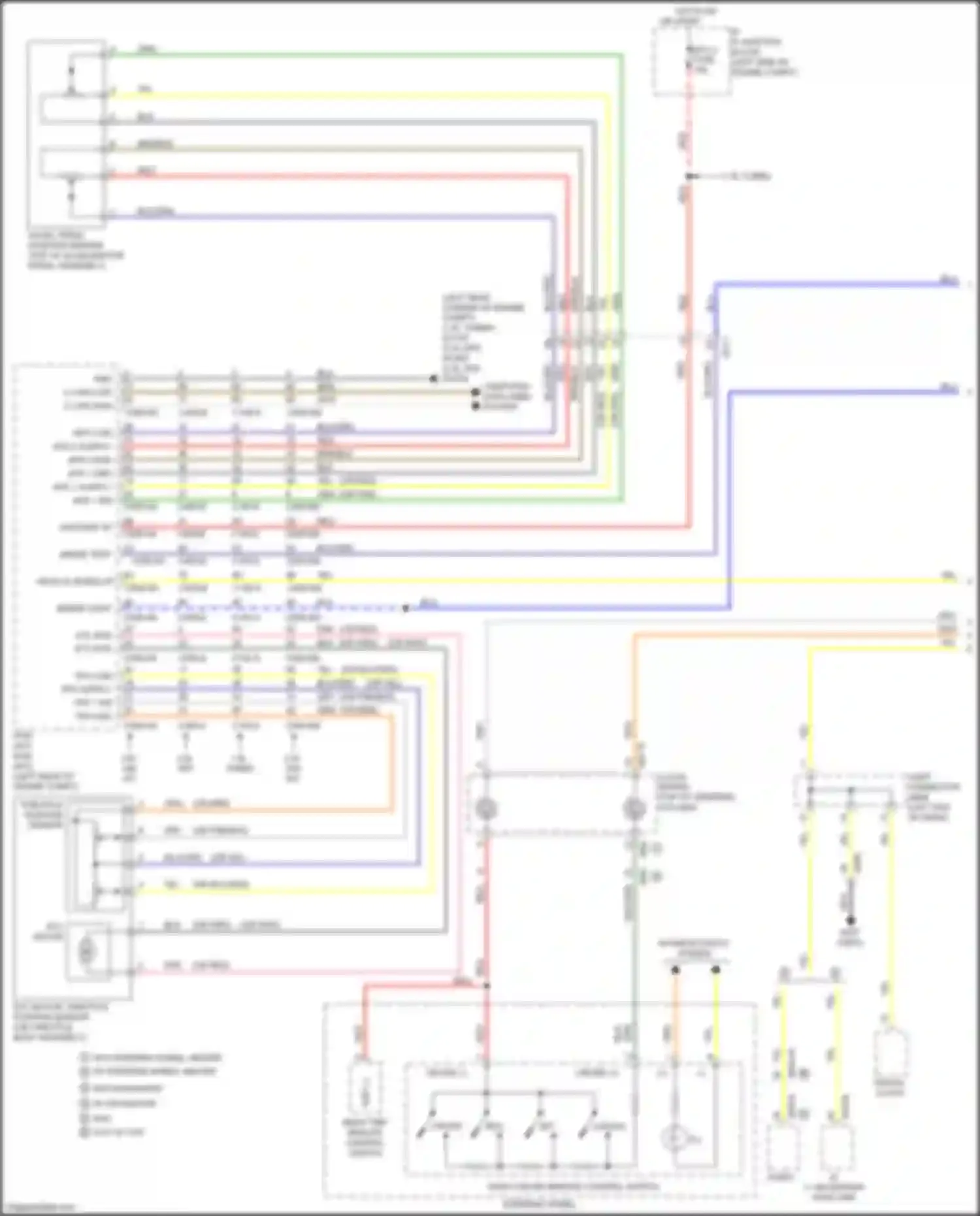Wiring diagram aps 2 sig for Kia Forte II facelift (2016-2018) (1 of 3)