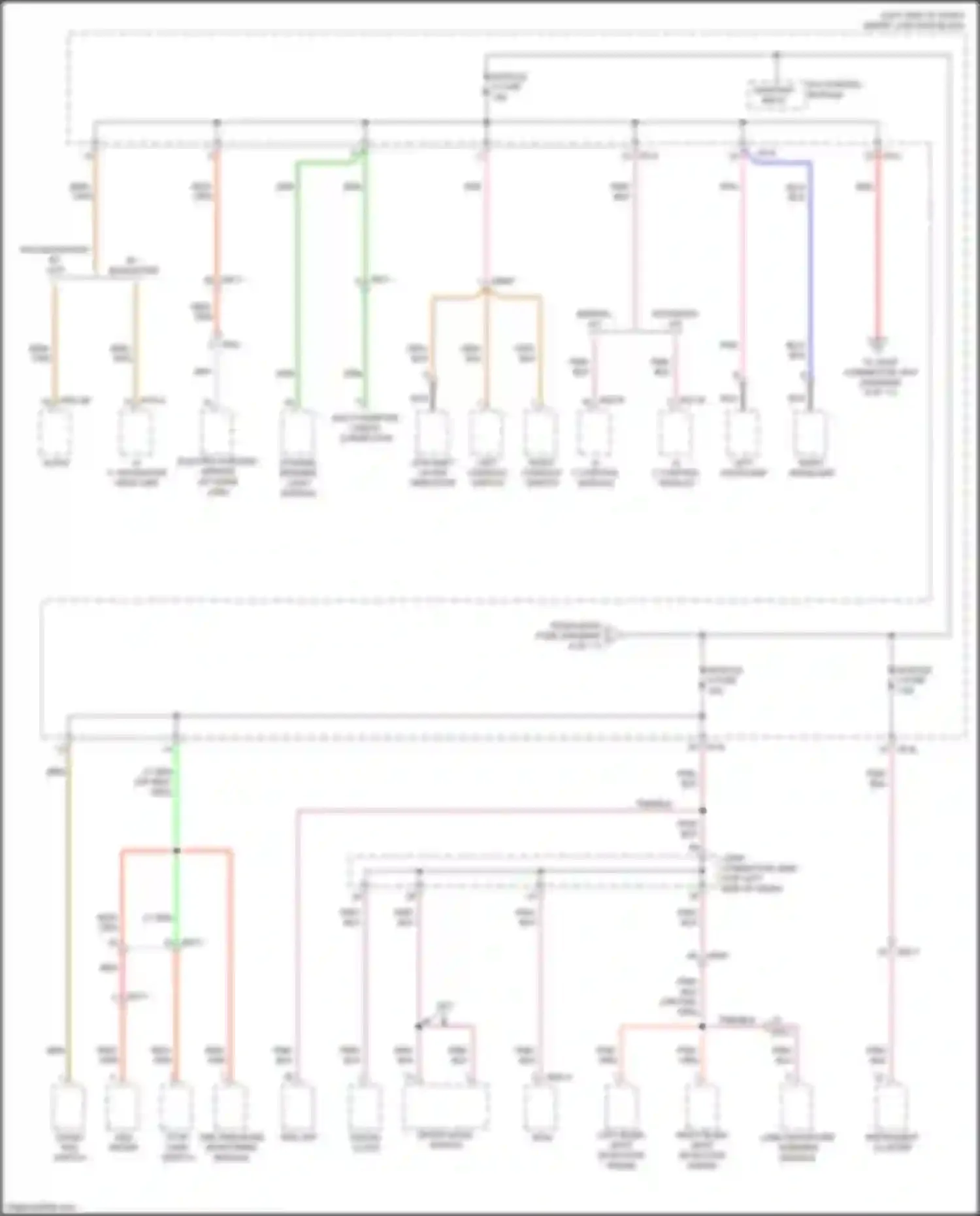 Wiring diagram crash pad switch for Kia Forte II facelift (2016-2018) (8 of 8)