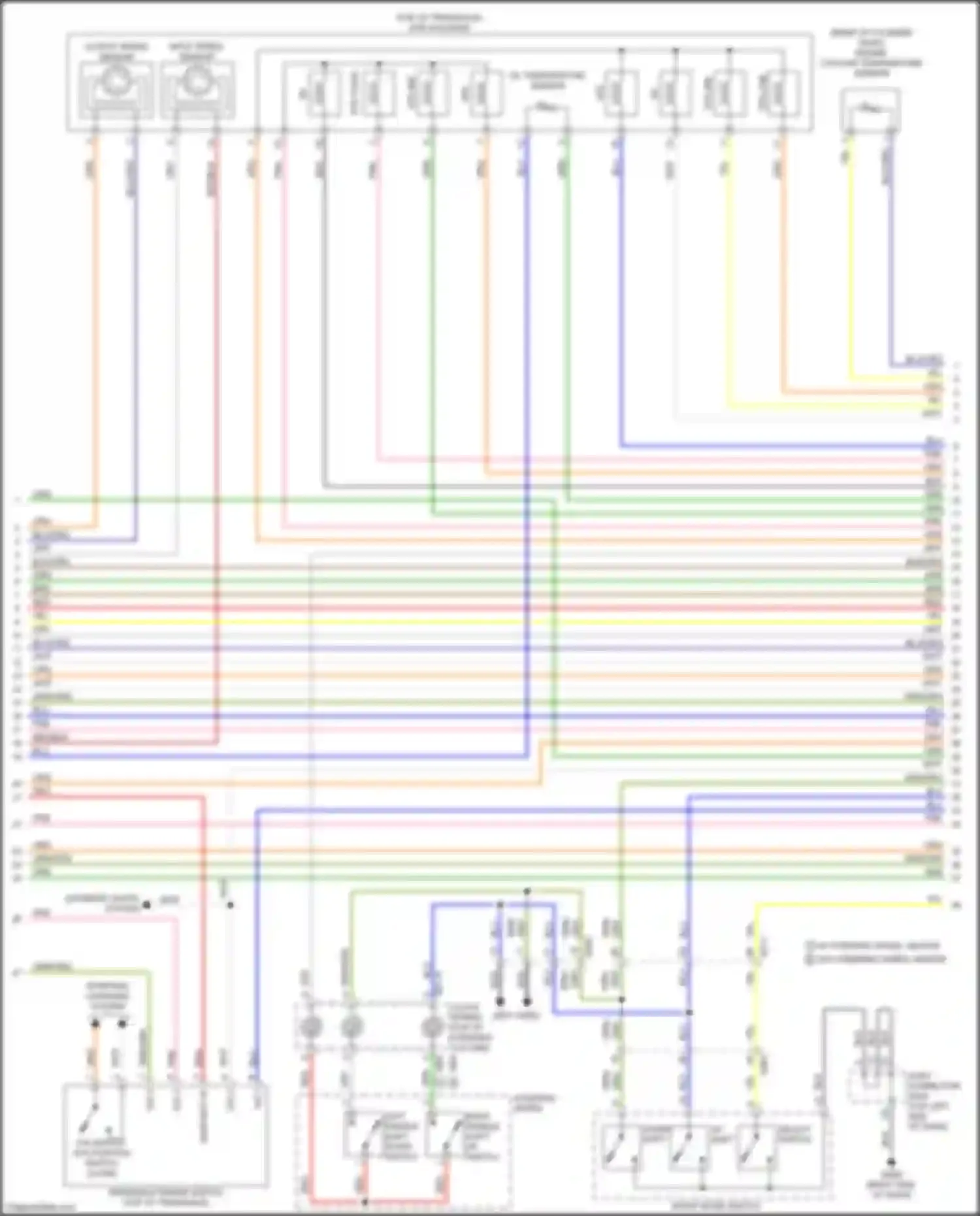 Wiring diagram engine coolant temperature sensor for Kia Forte II facelift (2016-2018) (5 of 5)