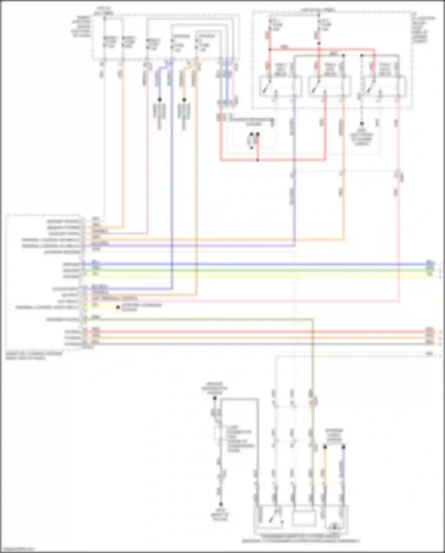 Wiring diagram module 8 fuse for Kia Forte II facelift (2016-2018) (2 of 3)