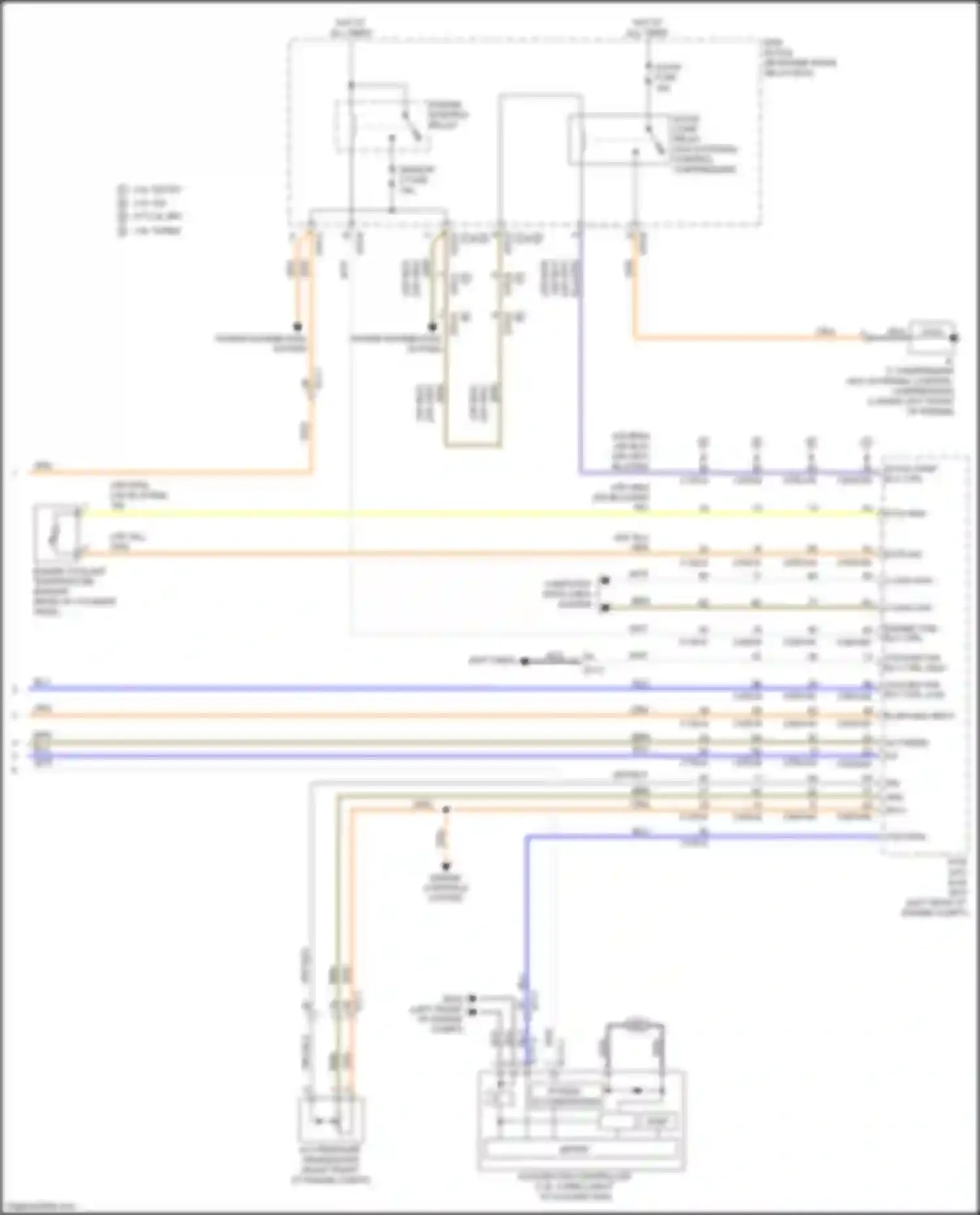 Wiring diagram power distribution system for Kia Forte II facelift (2016-2018) (8 of 15)