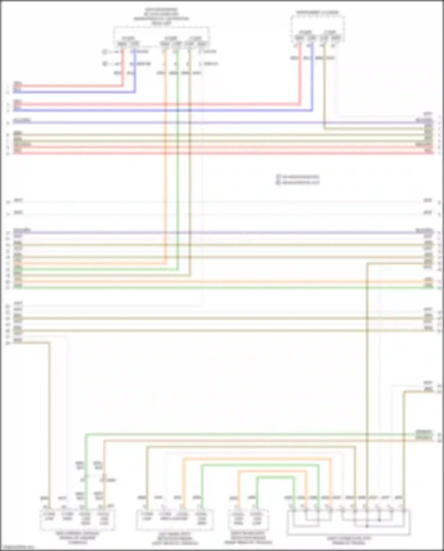 Wiring diagram rear of trunk) for Kia Forte II facelift (2016-2018) (2 of 2)