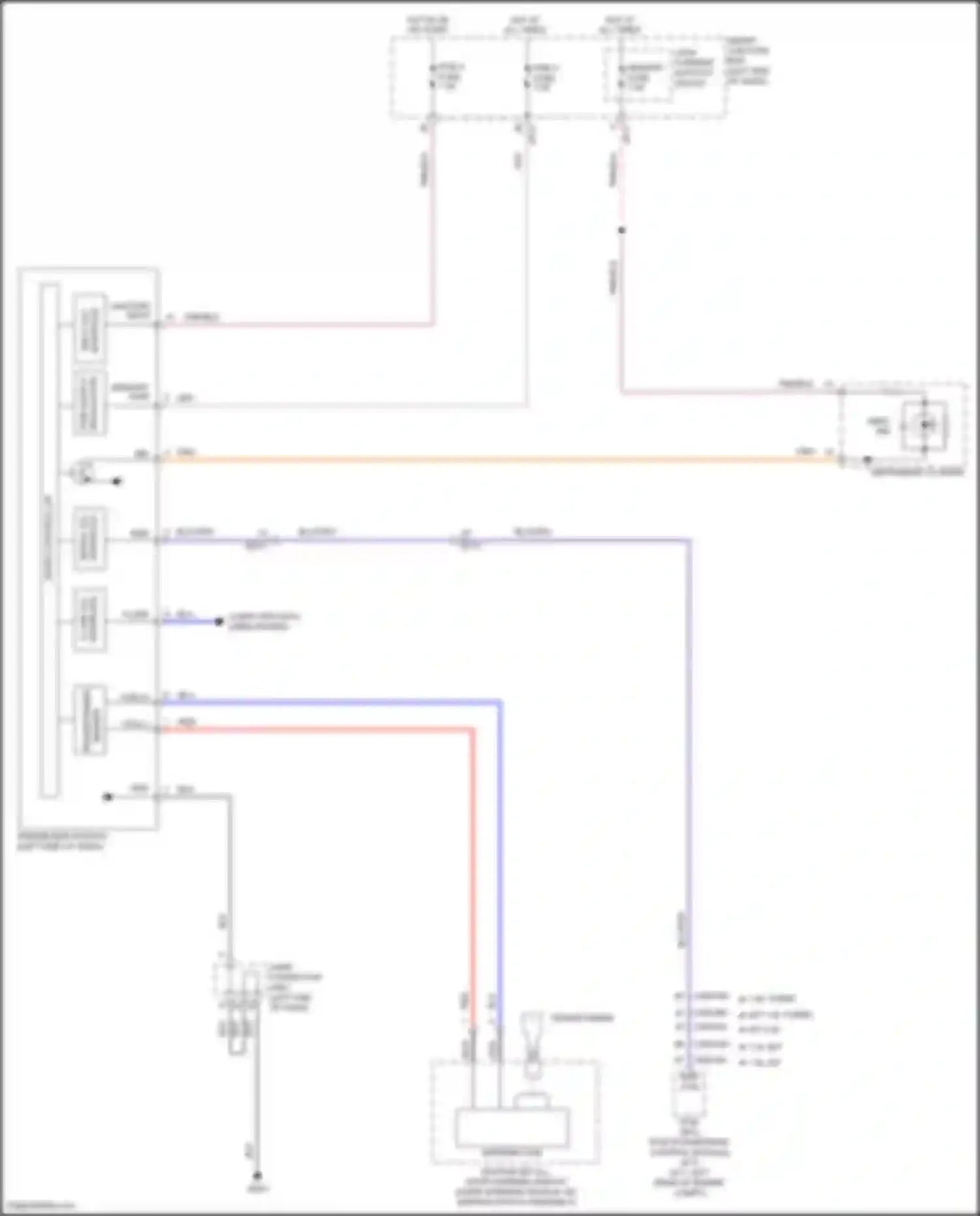 Forte Kia II (2013-2016): Immobilizer circuit, w/o smart key system