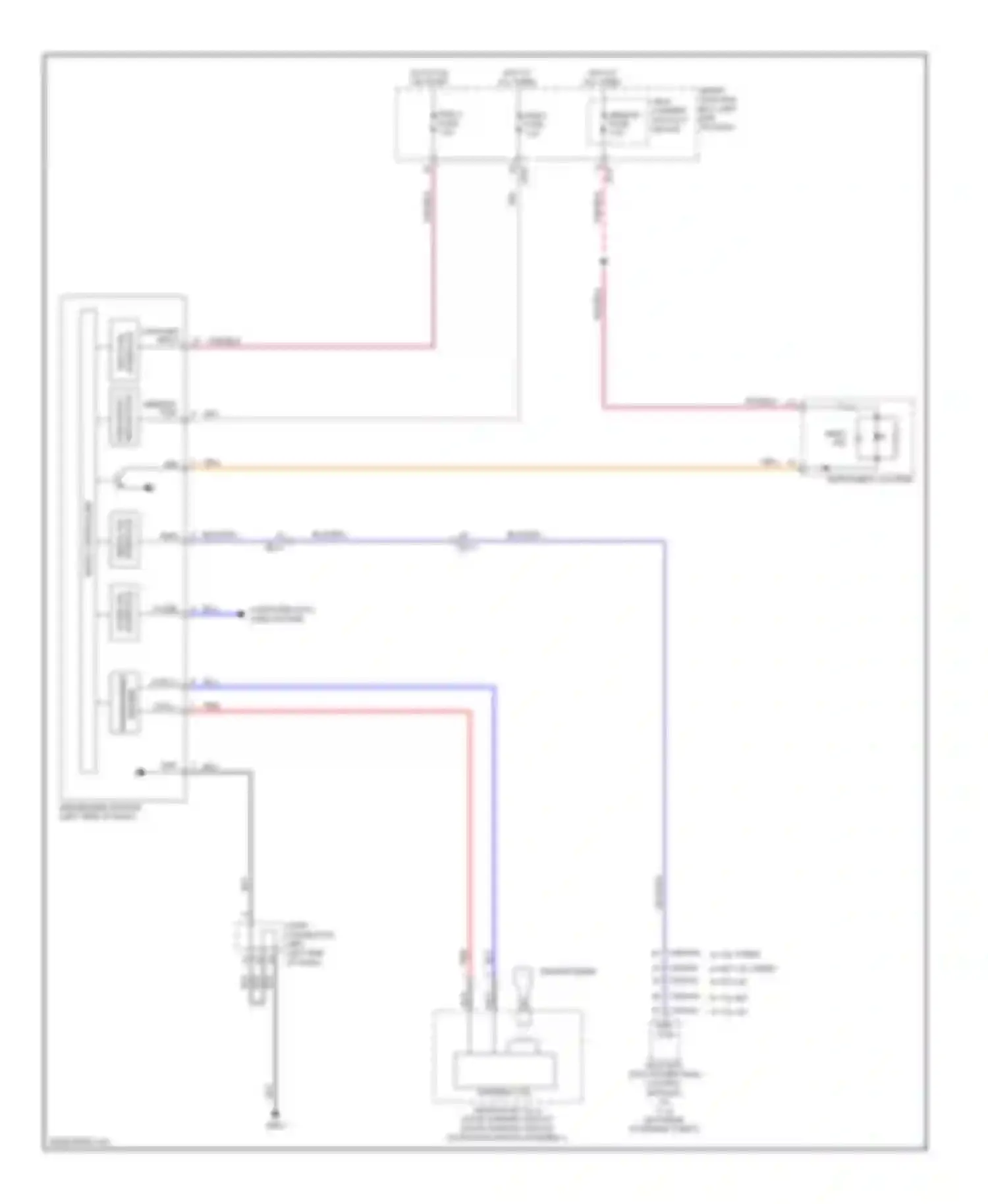 Forte Kia II (2013-2016): Immobilizer circuit, without smart key system