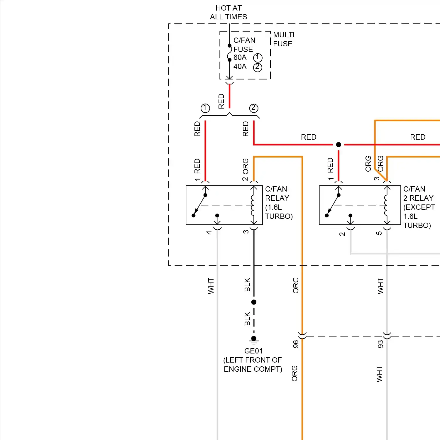 demo - Cooling fan circuit (1 of 2) Cooling fan circuit (1 of 2)