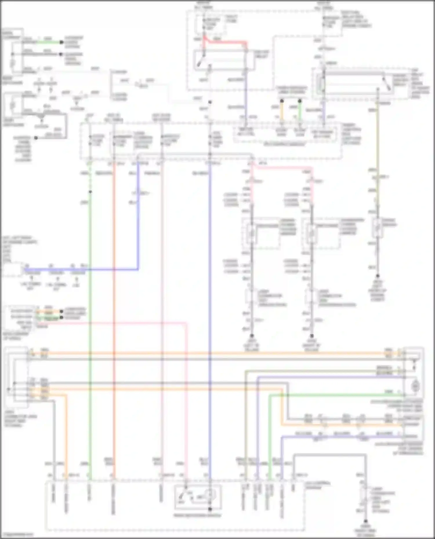 Forte Kia II (2013-2016): Defoggers circuit, w/ auto defogger