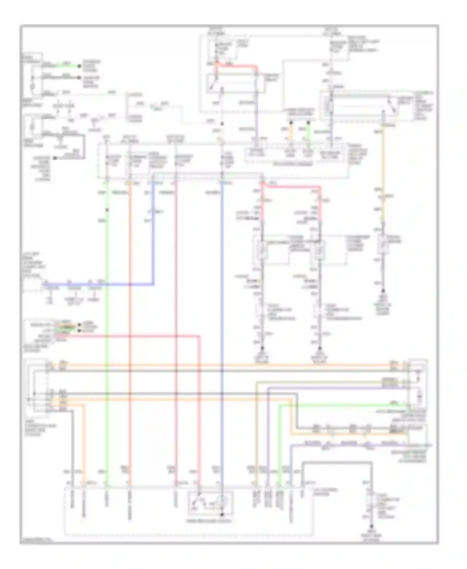 Forte Kia II (2013-2016): Defoggers circuit, with auto defogger
