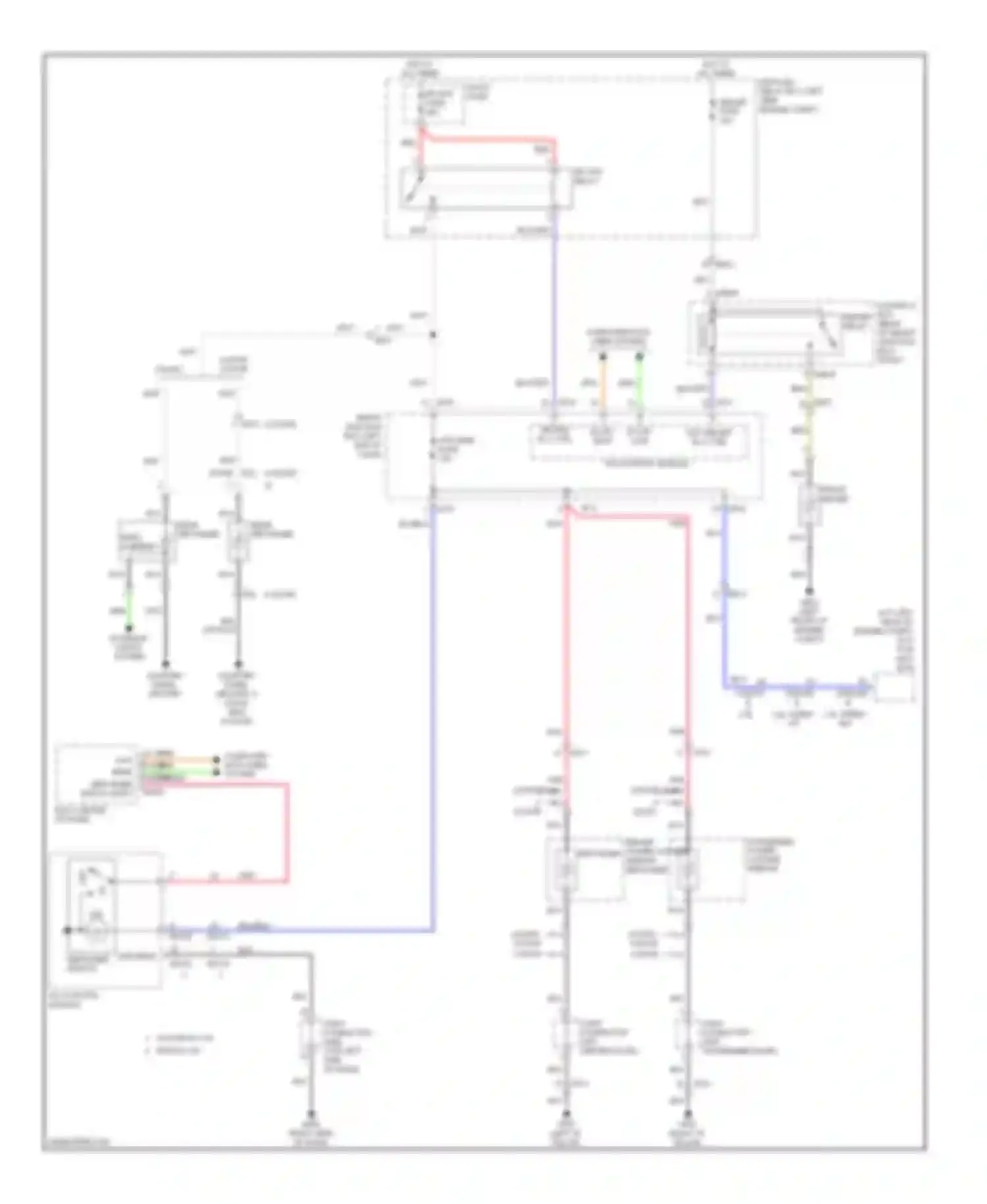 Forte Kia II (2013-2016): Defoggers circuit, without auto defogger