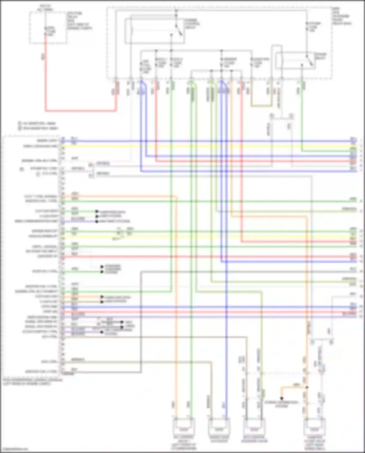 Forte Kia II (2013-2016): Wiring diagram engine performance 1.6l turbo, mfi control circuit, a/t (1 of 7)