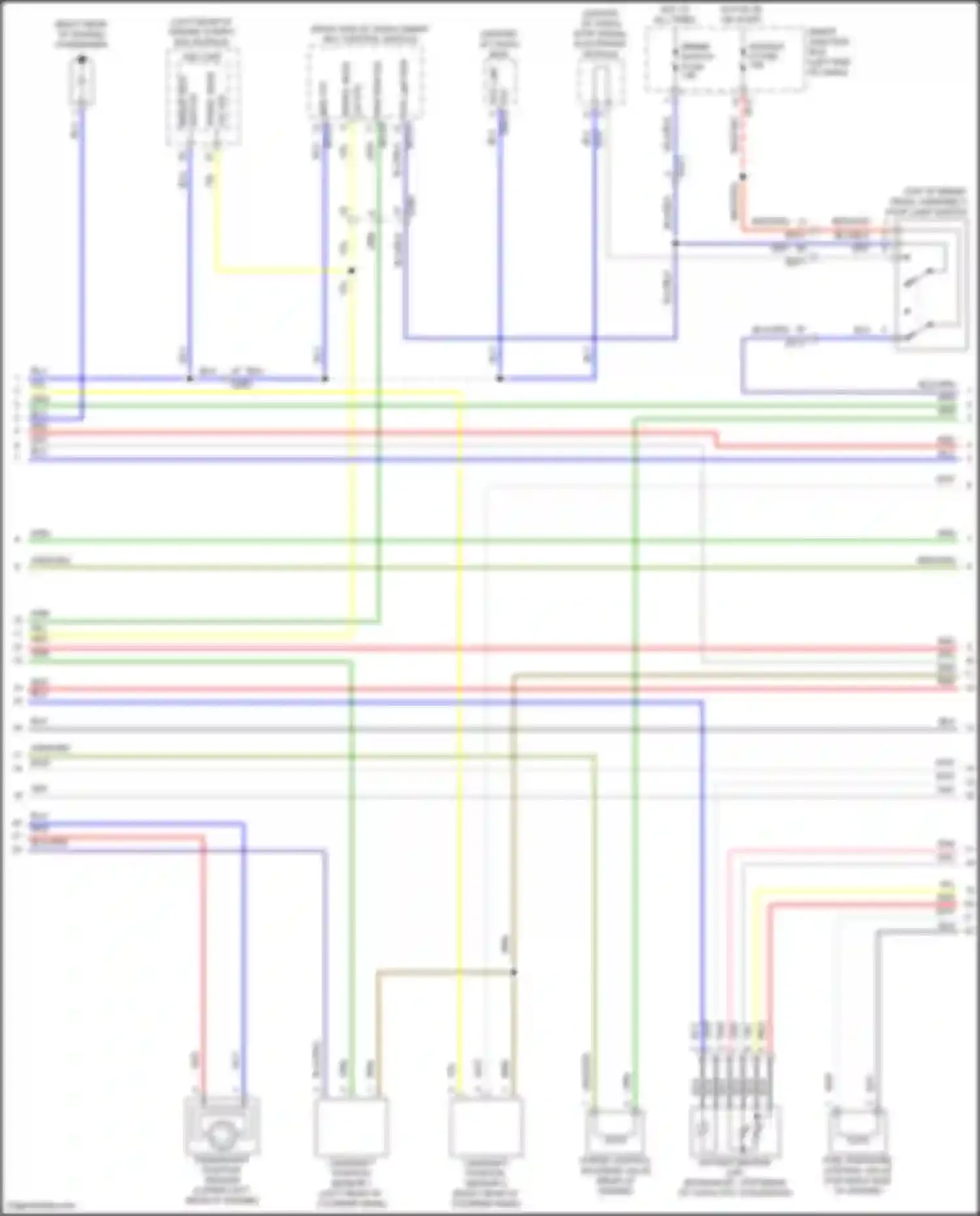 Forte Kia II (2013-2016): Wiring diagram engine performance 1.6l turbo, mfi control circuit, a/t (2 of 7)