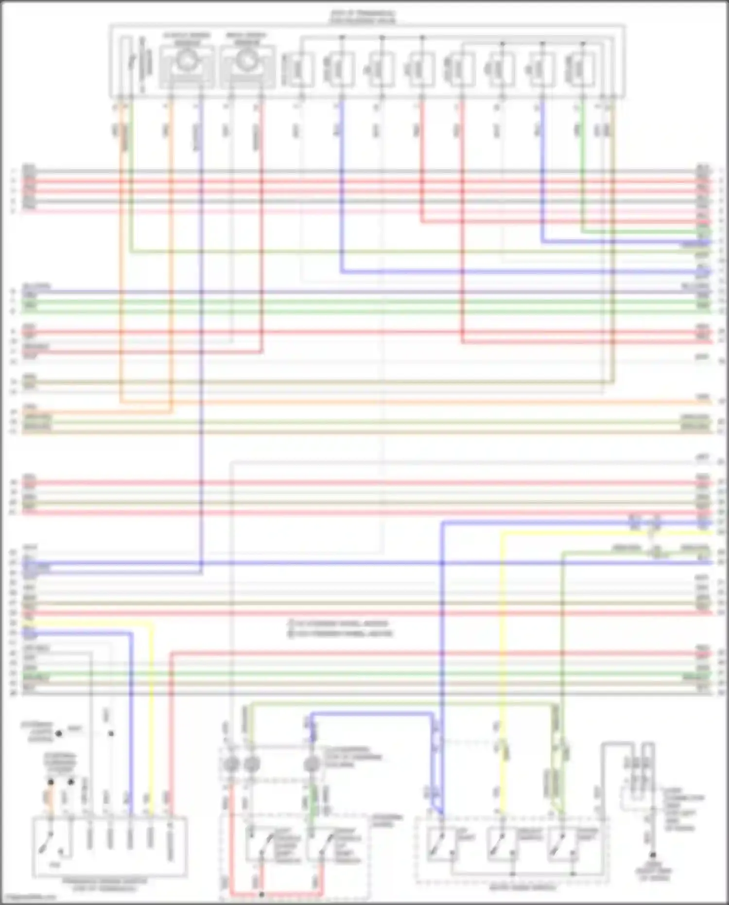 Forte Kia II (2013-2016): Wiring diagram engine performance 1.6l turbo, mfi control circuit, a/t (4 of 7)