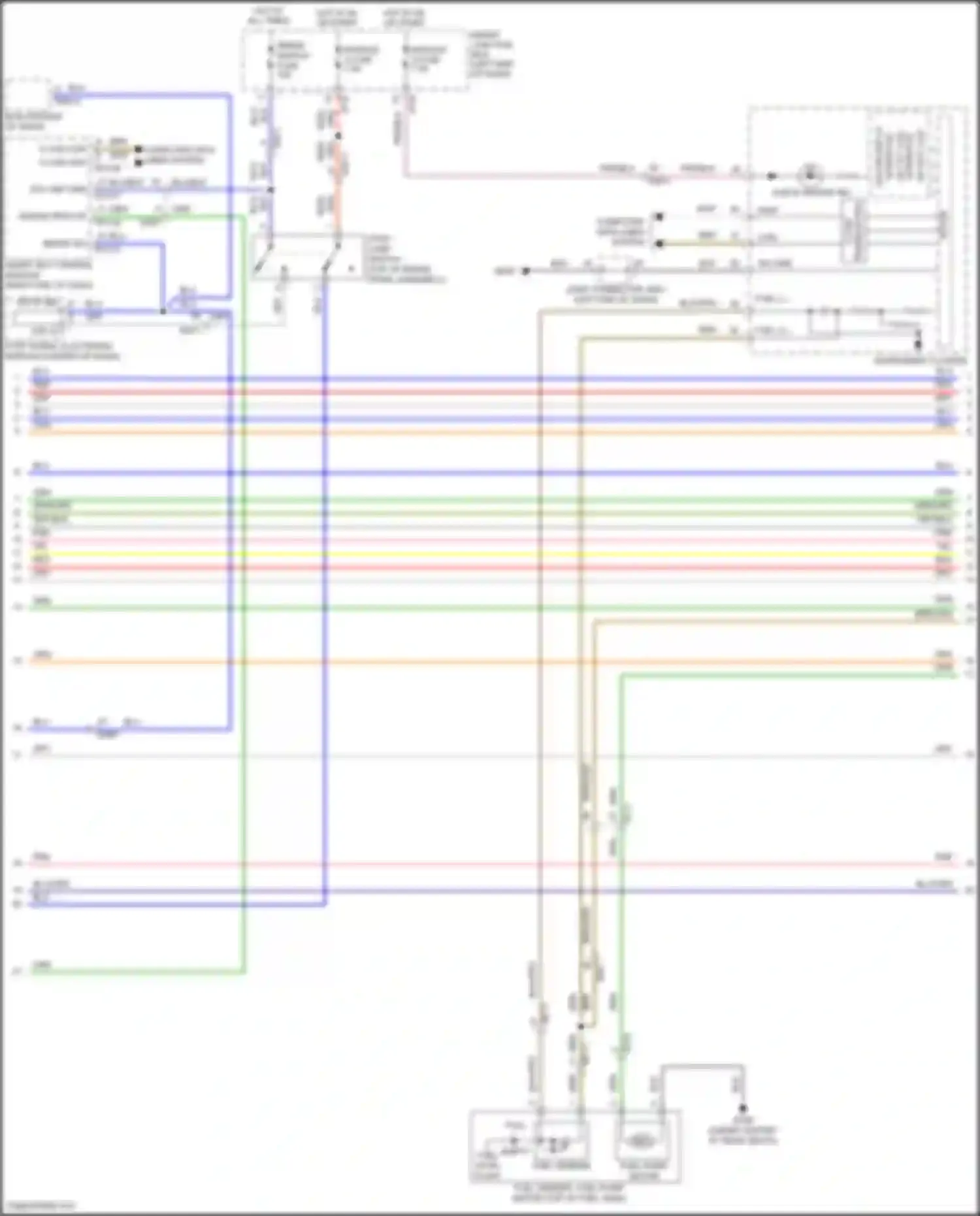 Forte Kia II (2013-2016): Wiring diagram engine performance 1.6l turbo, mfi control circuit, m/t (3 of 6)