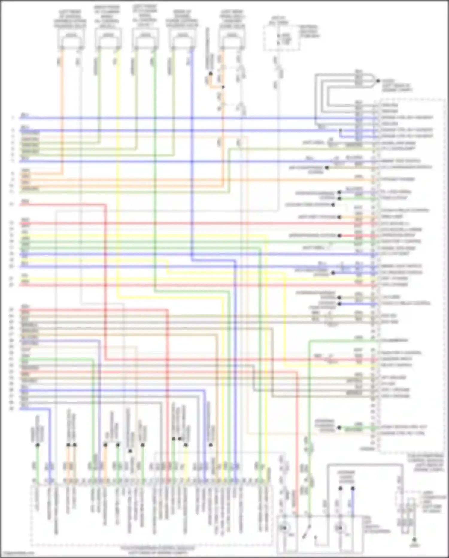 Forte Kia II (2013-2016): Wiring diagram engine performance 1.8l, mfi control circuit, a/t (5 of 5)