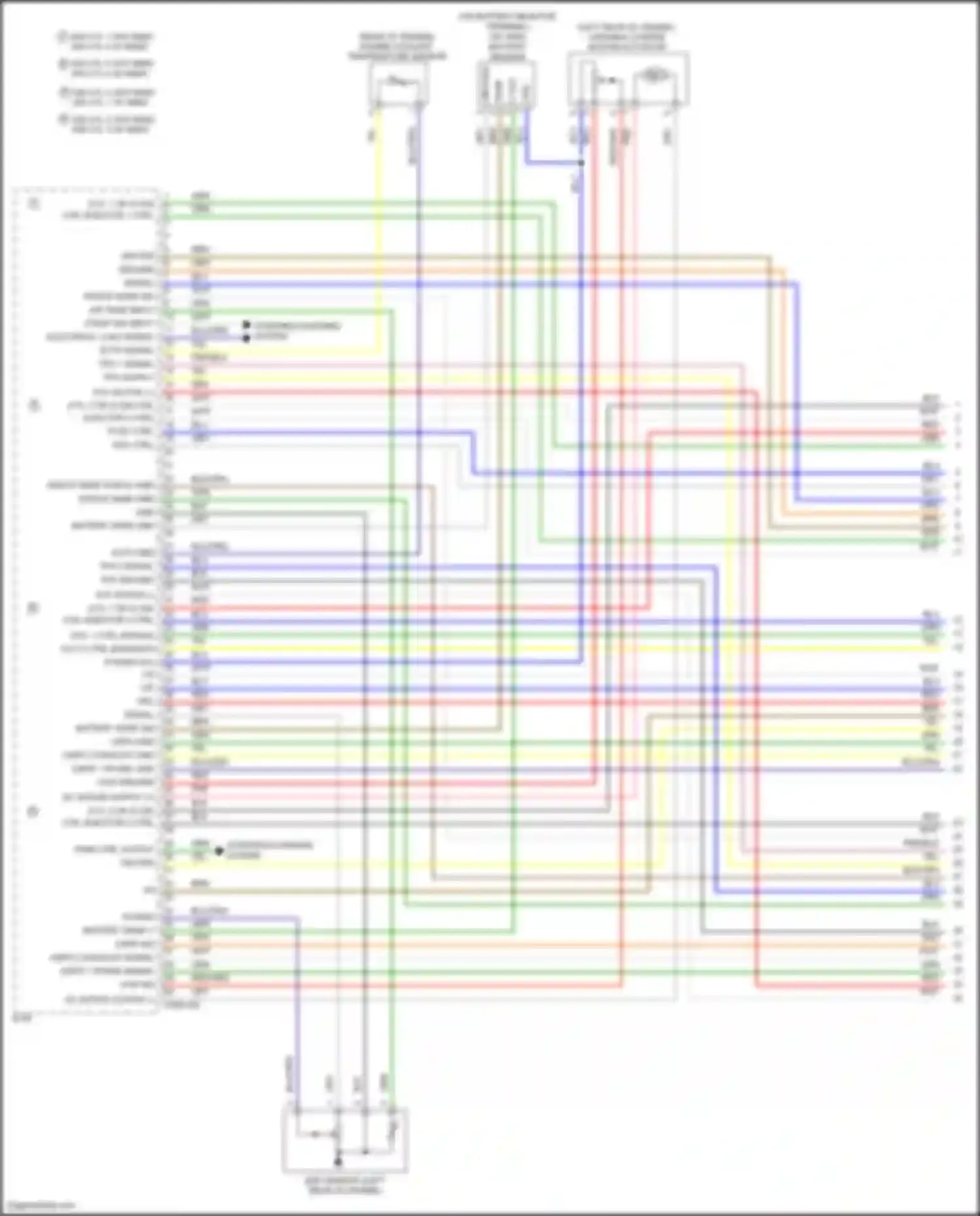 Forte Kia II (2013-2016): Wiring diagram engine performance 1.8l, mfi control circuit, m/t (1 of 5)