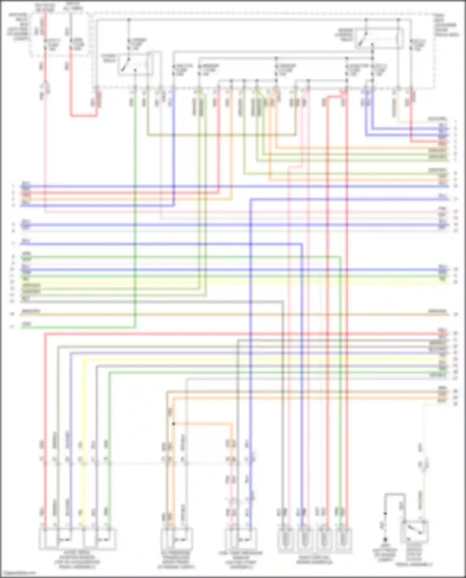 Forte Kia II (2013-2016): Wiring diagram engine performance 1.8l, mfi control circuit, m/t (4 of 5)