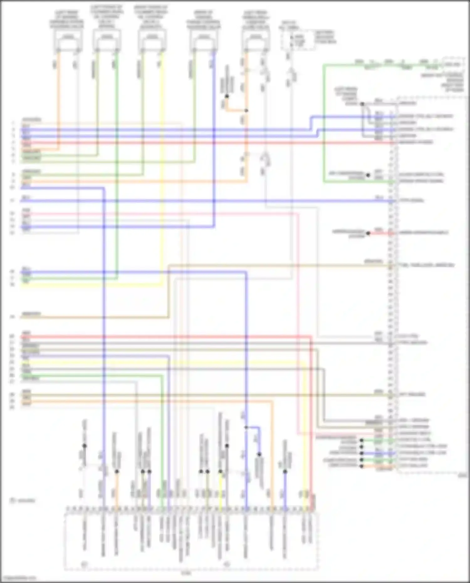 Forte Kia II (2013-2016): Wiring diagram engine performance 1.8l, mfi control circuit, m/t (5 of 5)