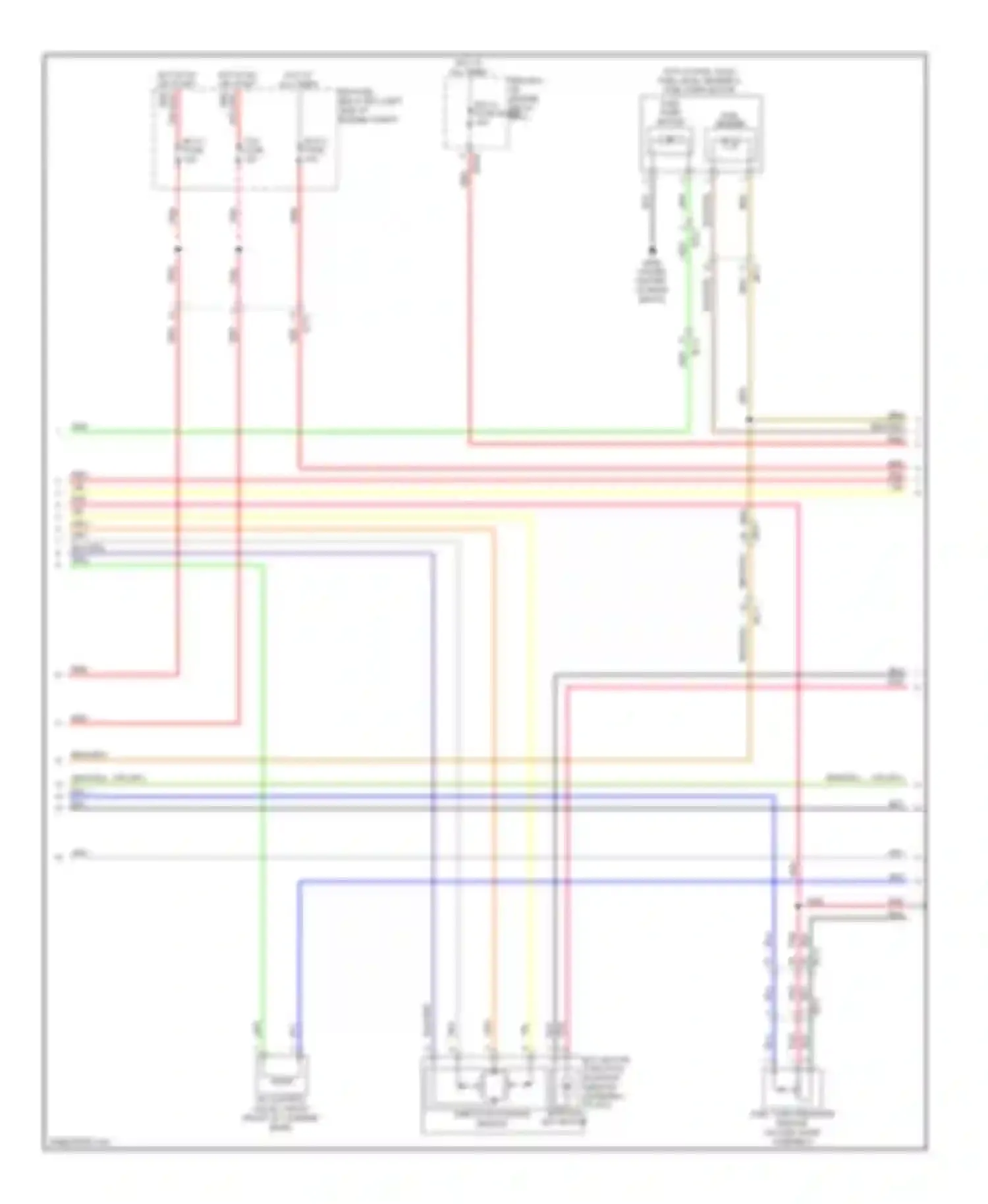 Forte Kia II (2013-2016): Wiring diagram engine performance 2.0l, mfi control circuit, a/t (6 of 7)