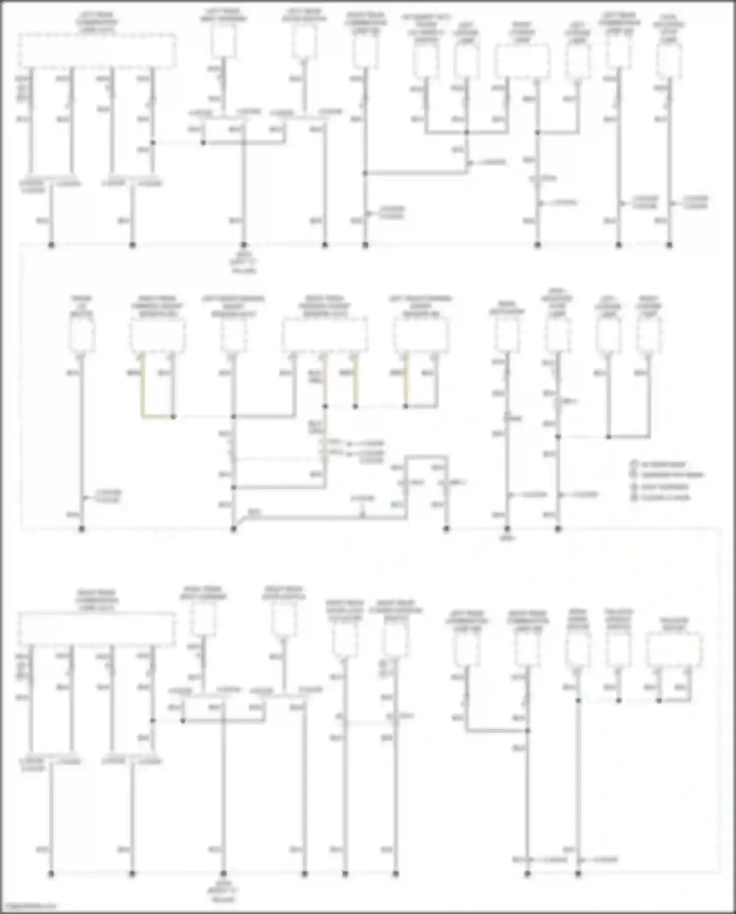 Forte Kia II (2013-2016): Ground distribution circuit (2 of 5)