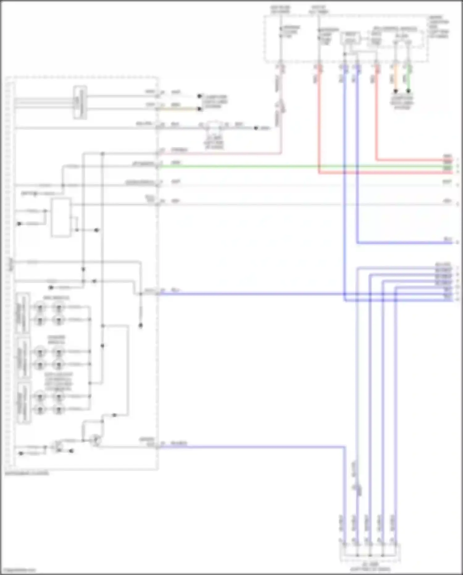 Forte Kia II (2013-2016): Instrument illumination circuit (1 of 3)