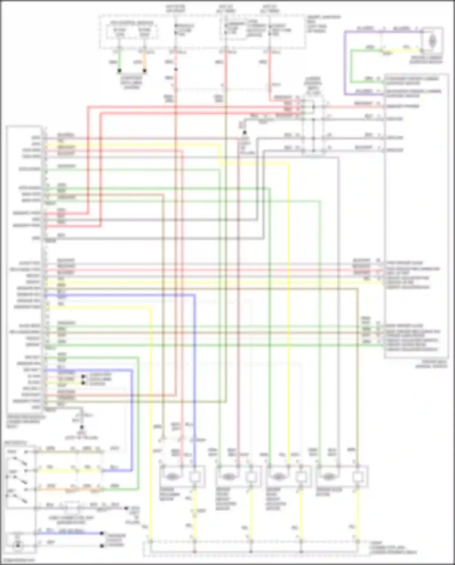 Forte Kia II (2013-2016): Memory systems circuit