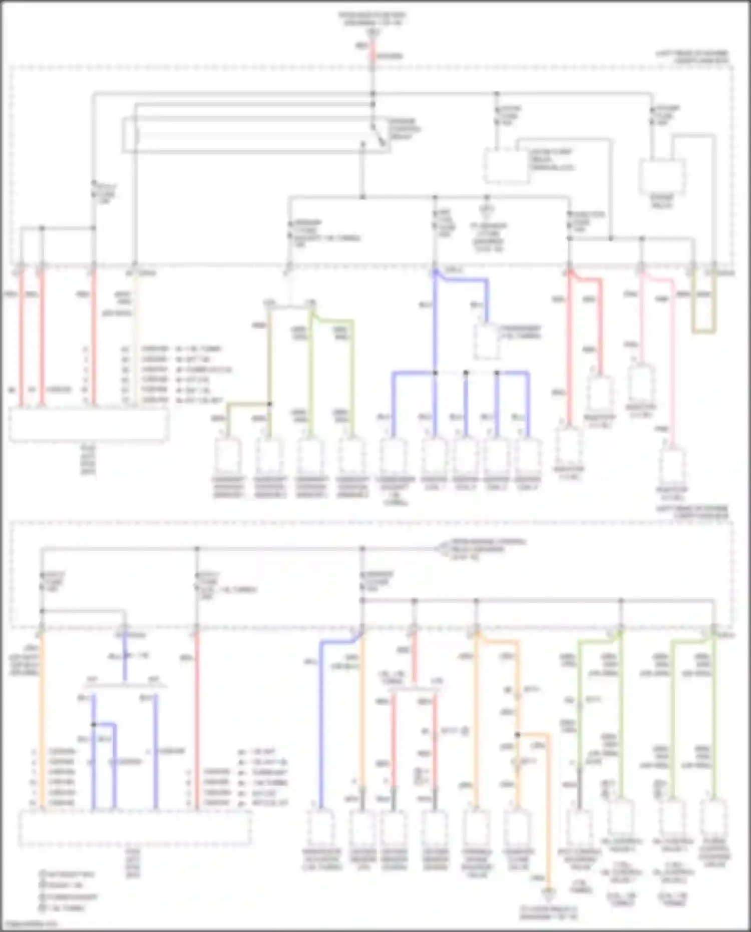 Forte Kia II (2013-2016): Power distribution circuit (10 of 10)