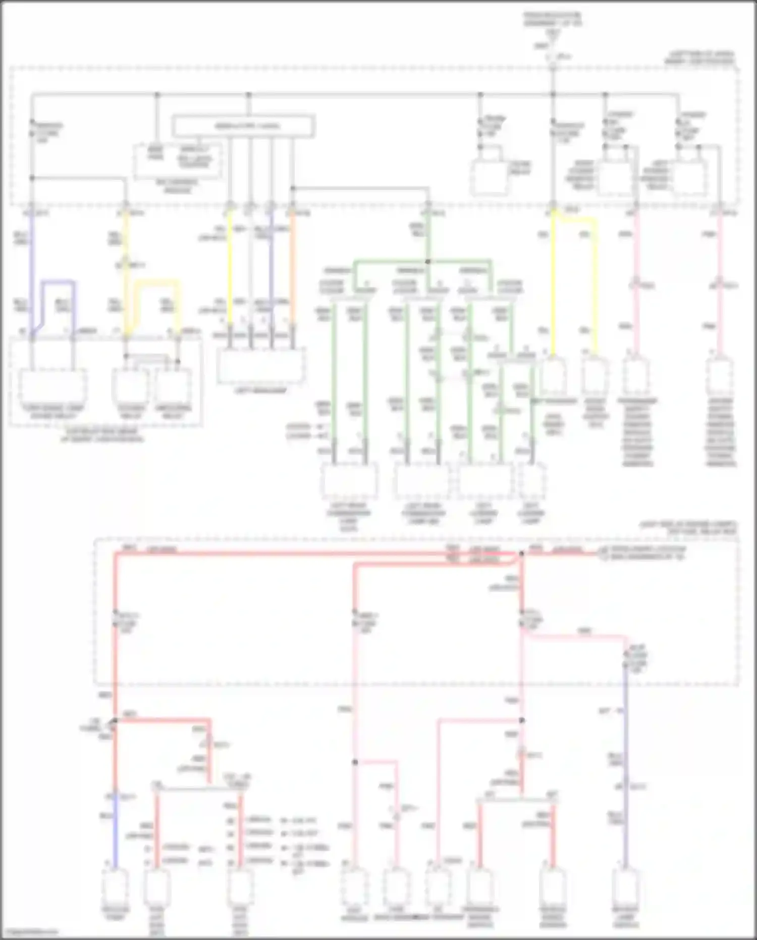 Forte Kia II (2013-2016): Power distribution circuit (2 of 10)