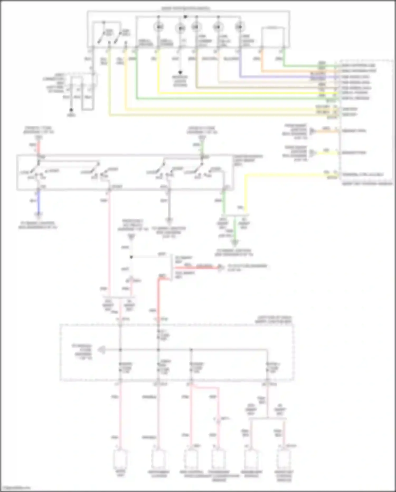 Forte Kia II (2013-2016): Power distribution circuit (6 of 10)