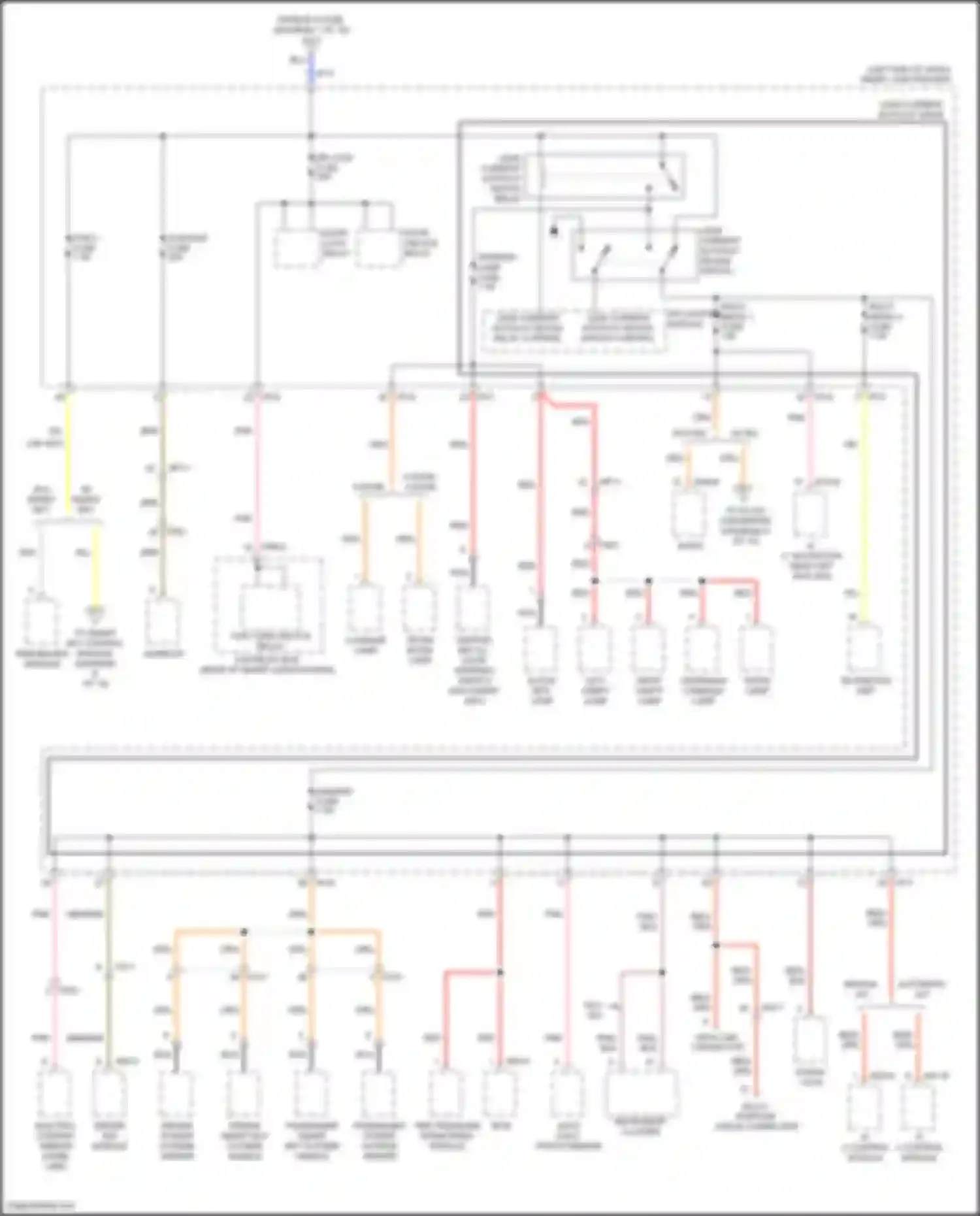Forte Kia II (2013-2016): Power distribution circuit (8 of 10)