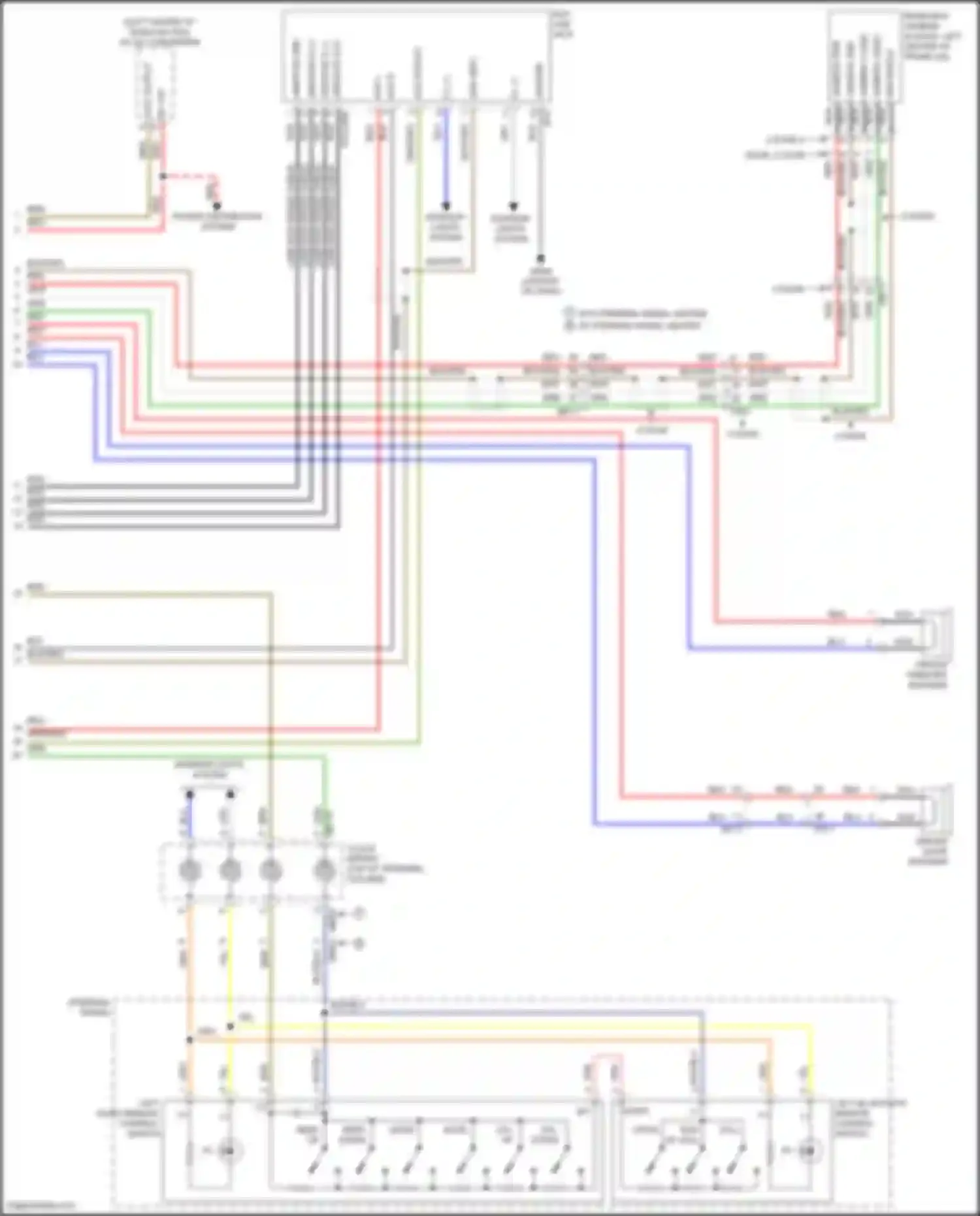Forte Kia II (2013-2016): Radio circuit, w/ navigation (2 of 2)