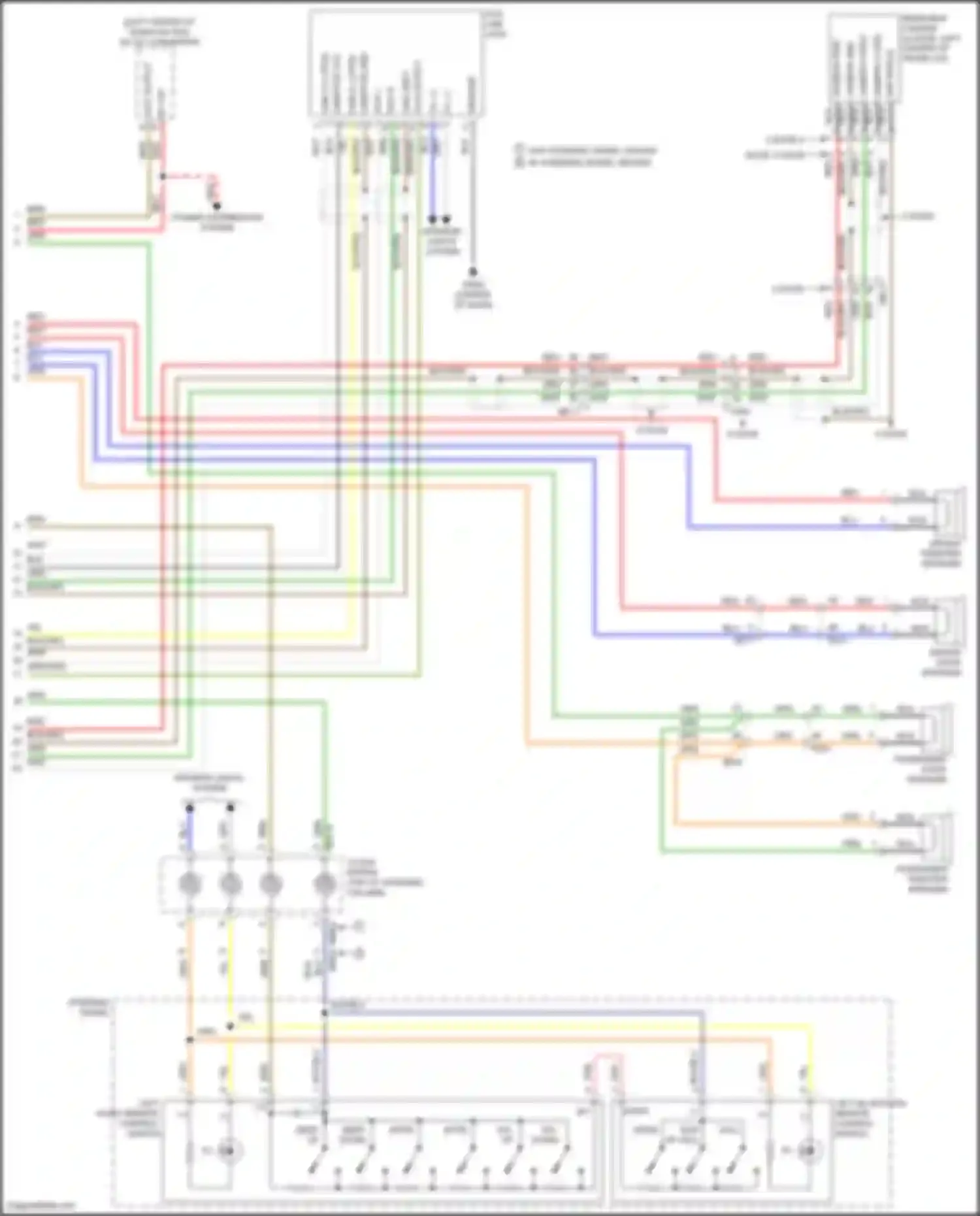 Forte Kia II (2013-2016): Radio circuit, w/o navigation w/o uvo (2 of 2)