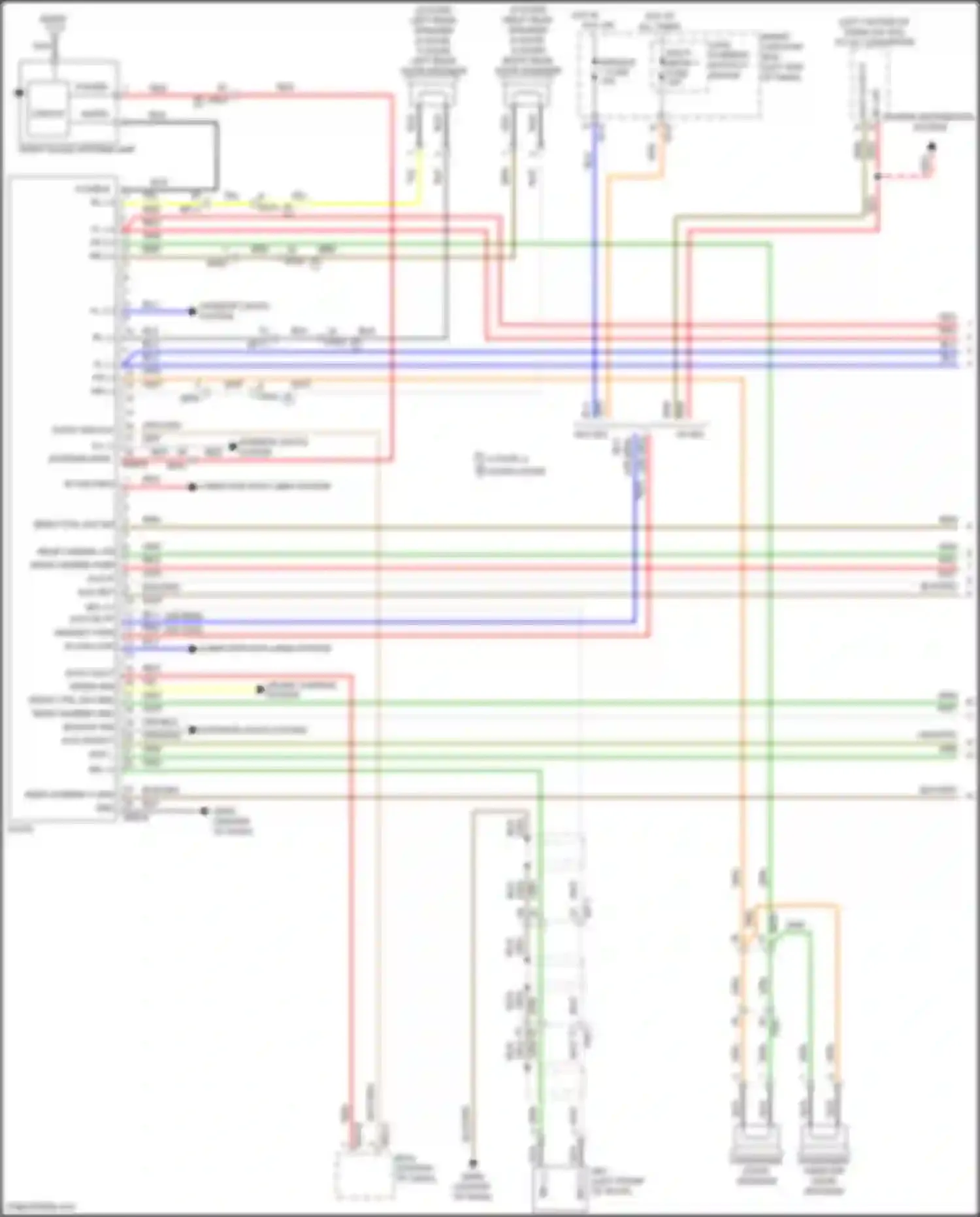 Forte Kia II (2013-2016): Radio circuit, w/o navigation w/ uvo (1 of 2)