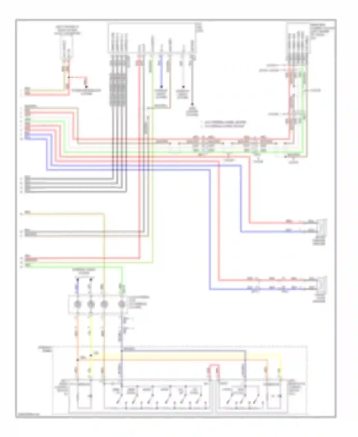 Forte Kia II (2013-2016): Radio circuit, with navigation (2 of 2)