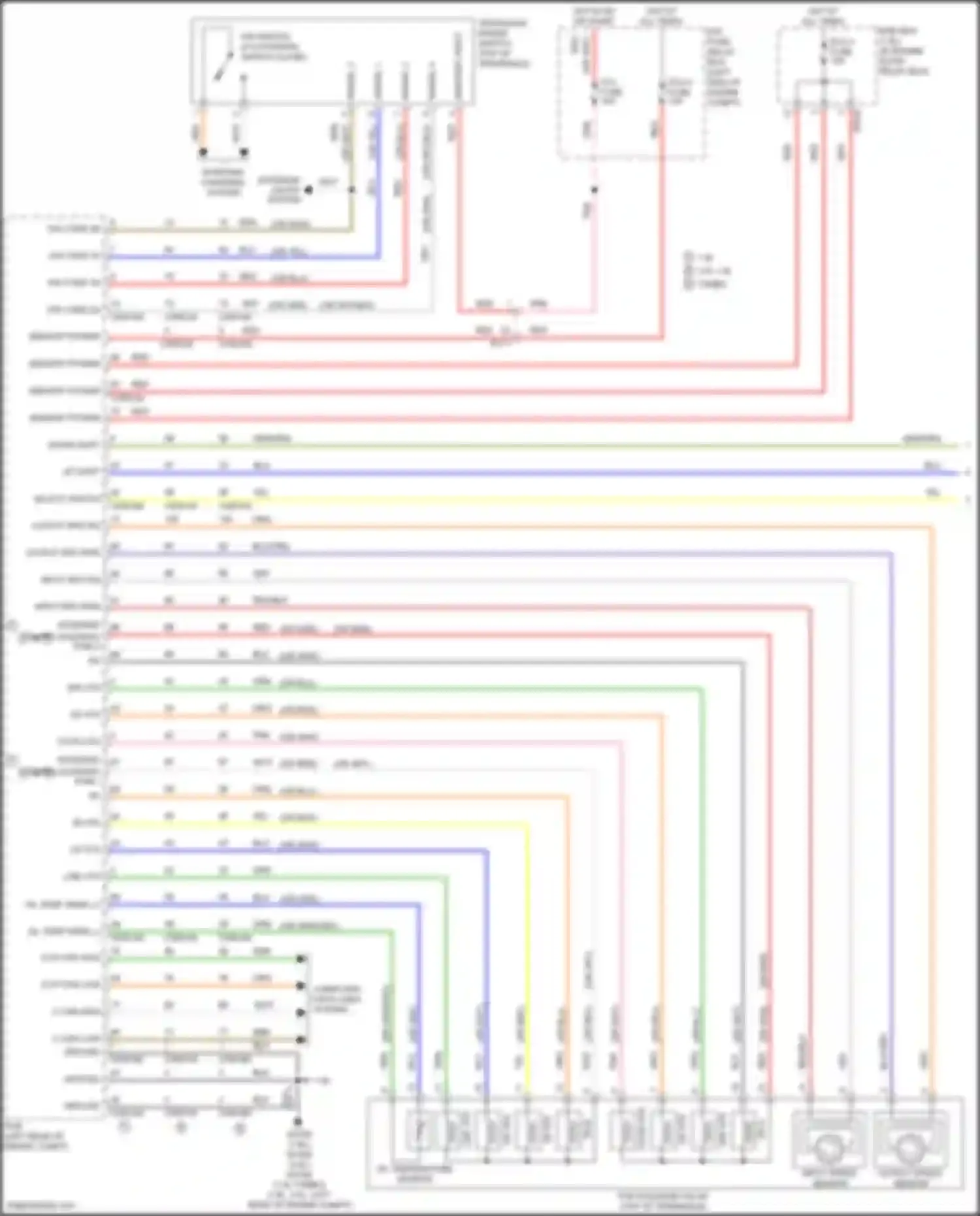 Forte Kia II (2013-2016): Transmission circuit (1 of 2)