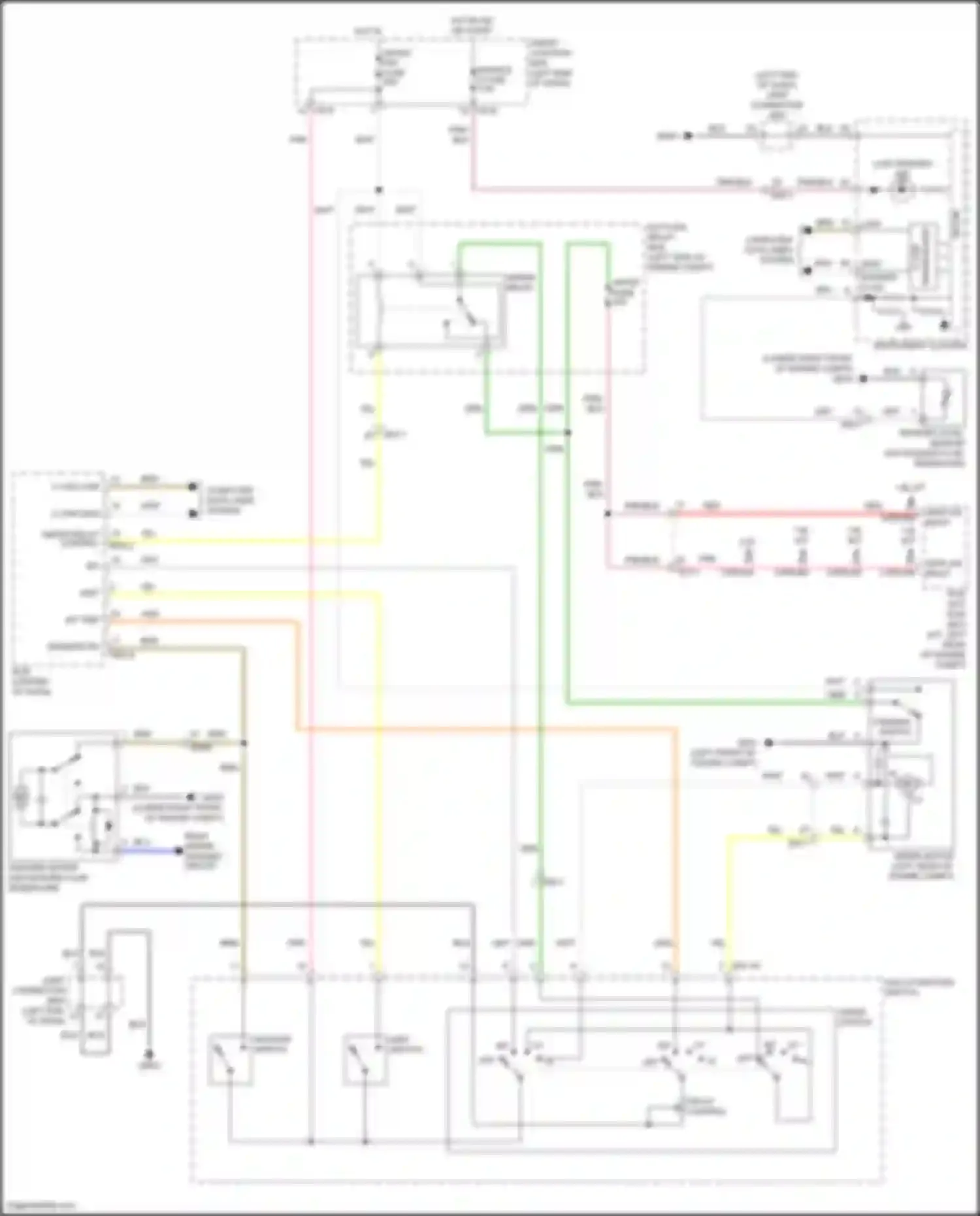 Forte Kia II (2013-2016): Front wiper/washer circuit