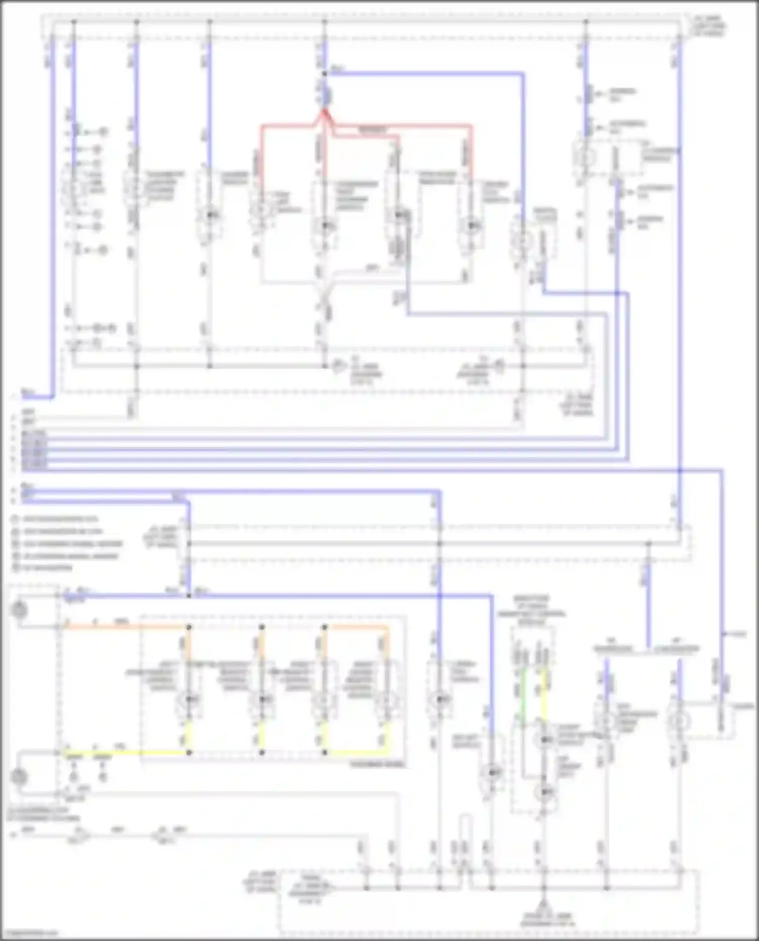 Wiring diagram atm lever indicator for Kia Forte II (2013-2016) (2 of 5)