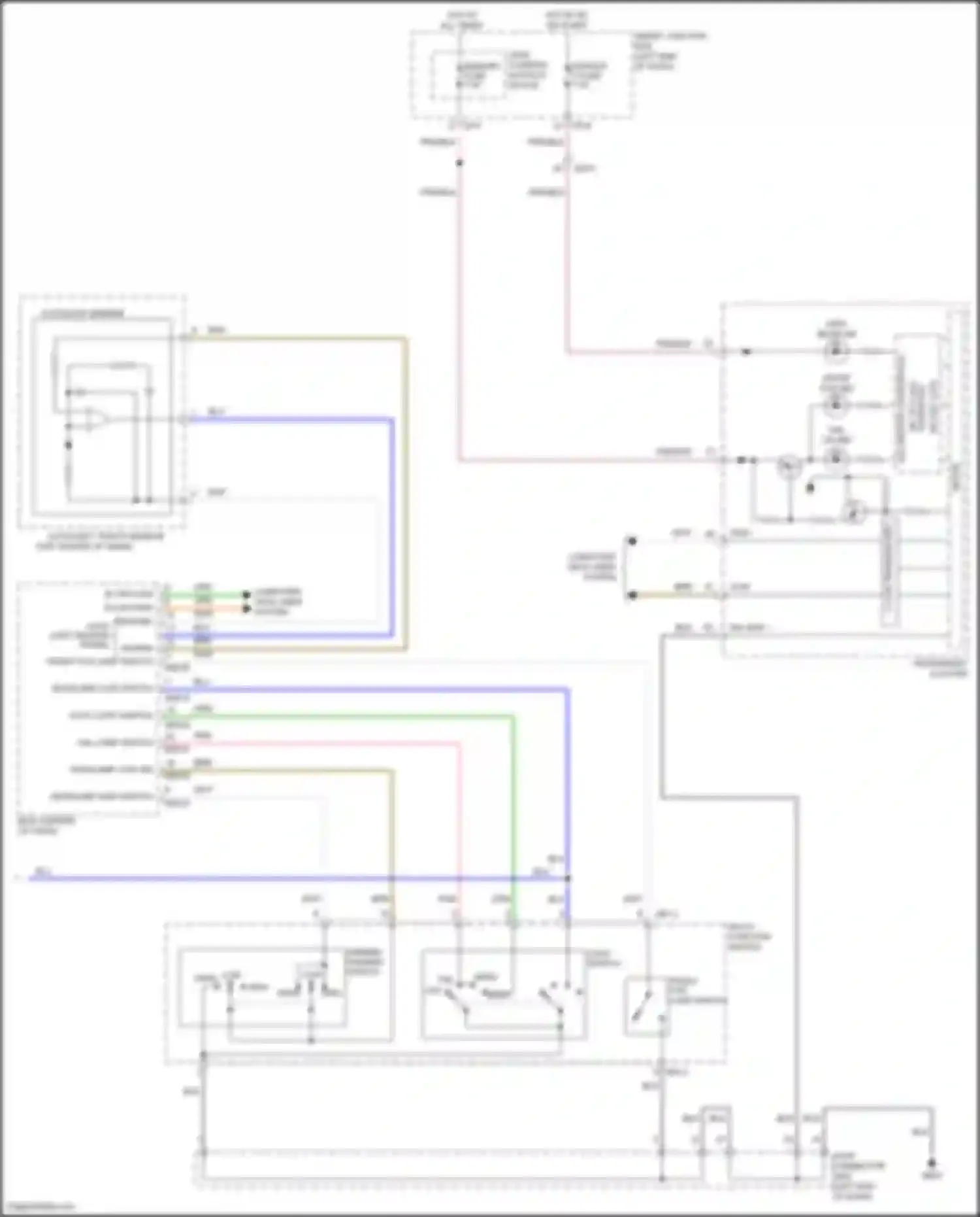 Wiring diagram autolight sensor for Kia Forte II (2013-2016) (1 of 1)