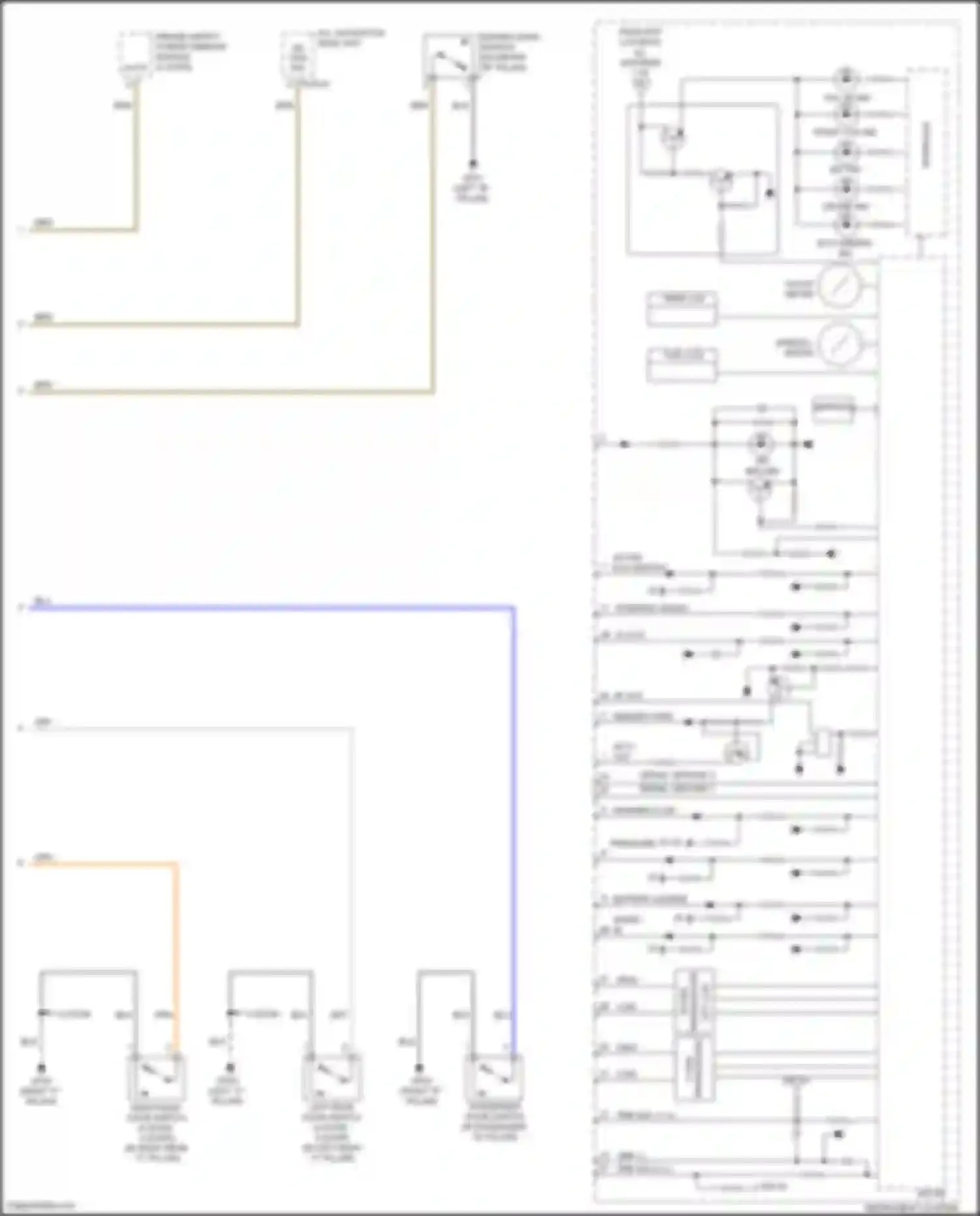 Wiring diagram a/v, navigation head unit for Kia Forte II (2013-2016) (8 of 17)