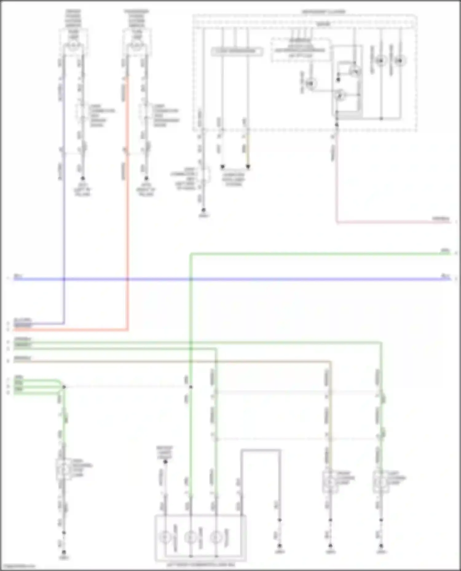 Wiring diagram backup lamps circuit for Kia Forte II (2013-2016) (6 of 6)