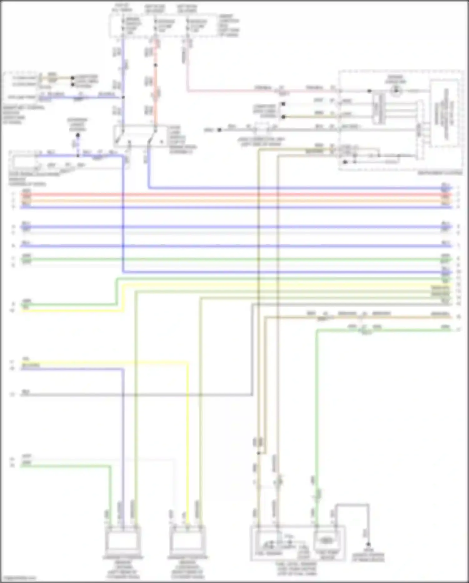 Wiring diagram brake switch fuse for Kia Forte II (2013-2016) (9 of 15)